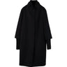 CINZIA ROCCA | 95CM KNITTED TRIM BIELLA - WOOL COAT - Coats & Jackets CINZIA ROCCIA