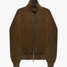 Cognacfarbene Ziegenvelour Jacke von GMS75 - Coats & Jackets GMS - 75