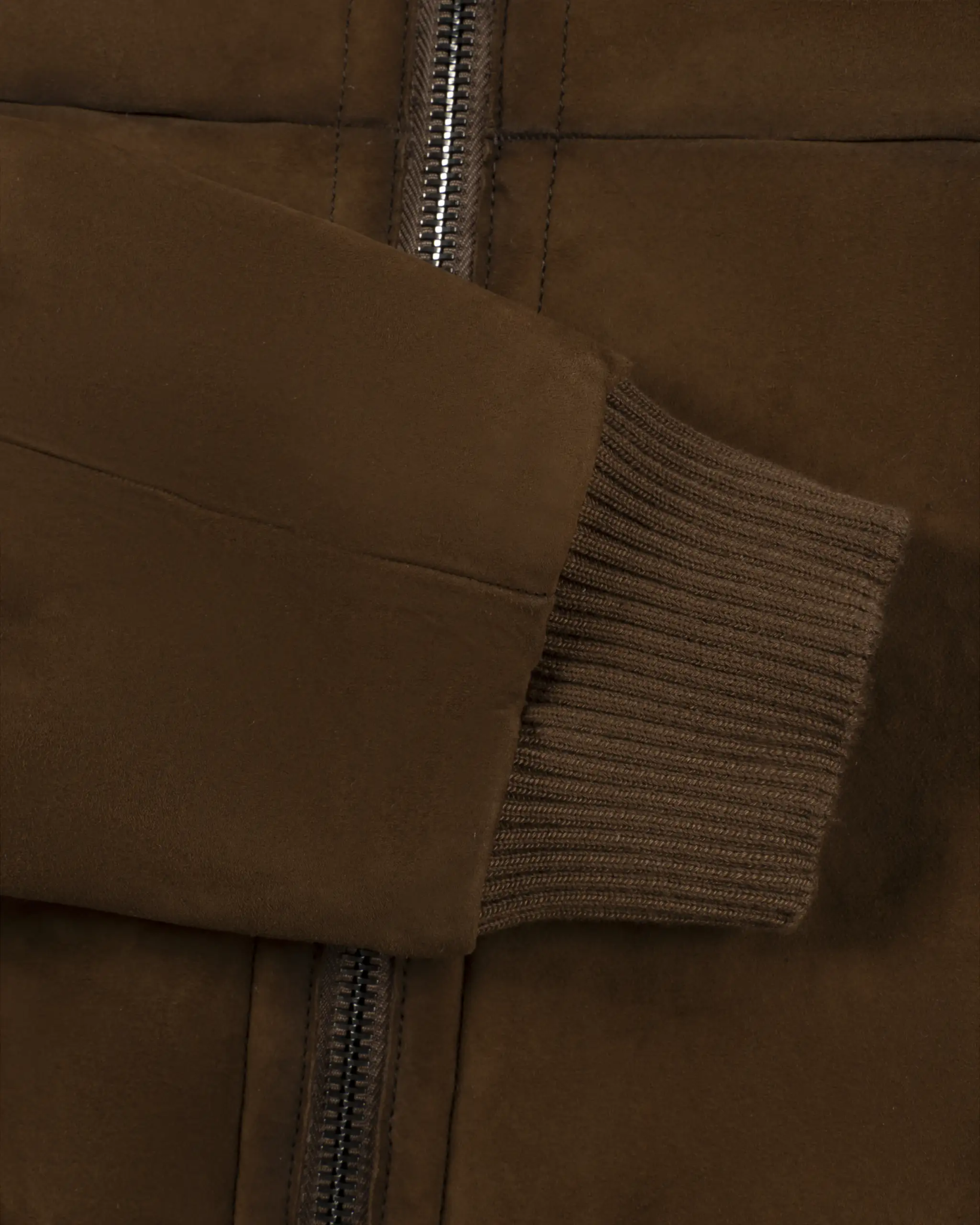 Cognacfarbene Ziegenvelour Jacke von GMS75 - Coats & Jackets GMS - 75