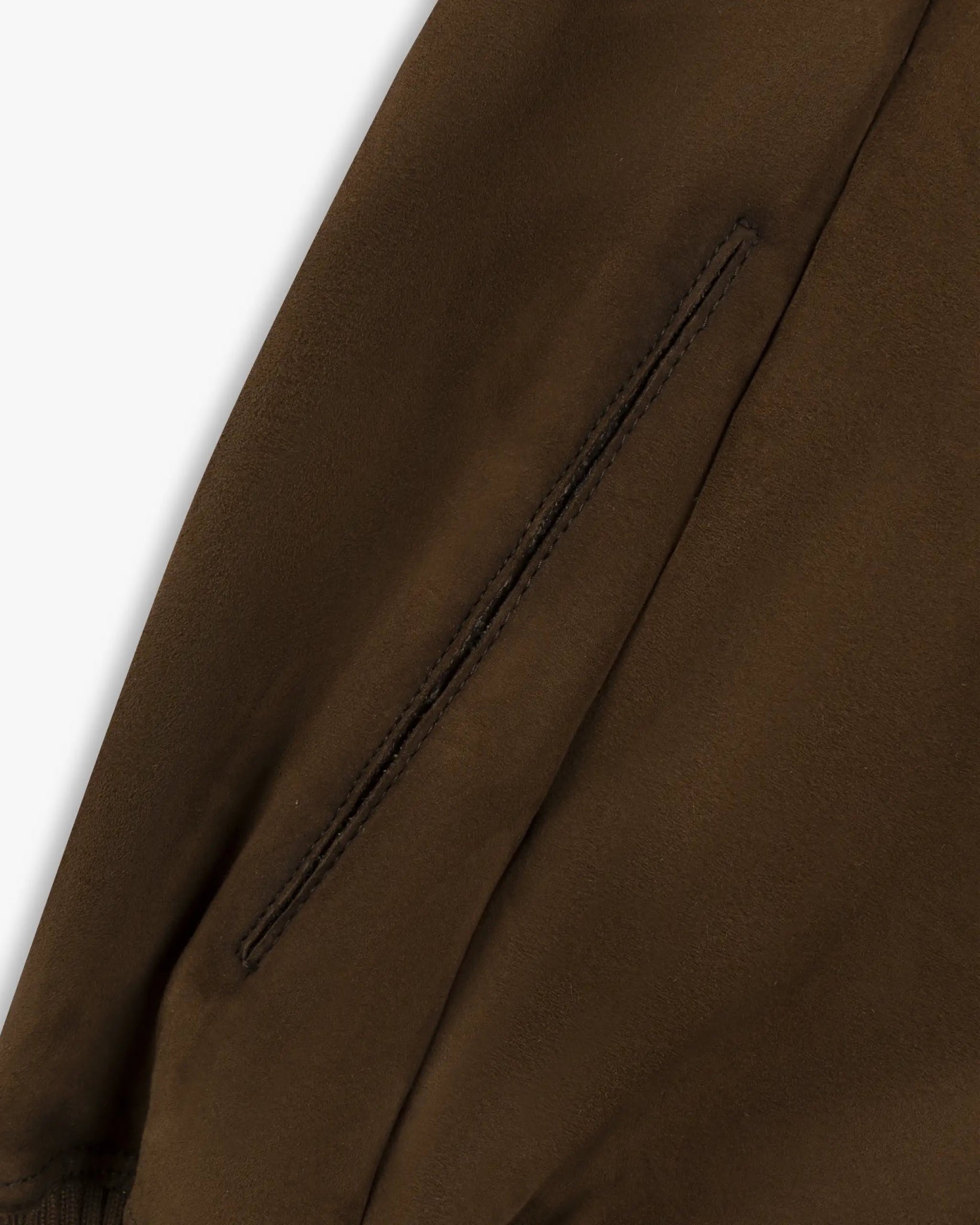 Cognacfarbene Ziegenvelour Jacke von GMS75 - Coats & Jackets GMS - 75