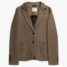 Cognacfarbener Bedruckter Fischgrat 2 Knopf Blazer von Circolo - Blazers CIRCOLO 1901