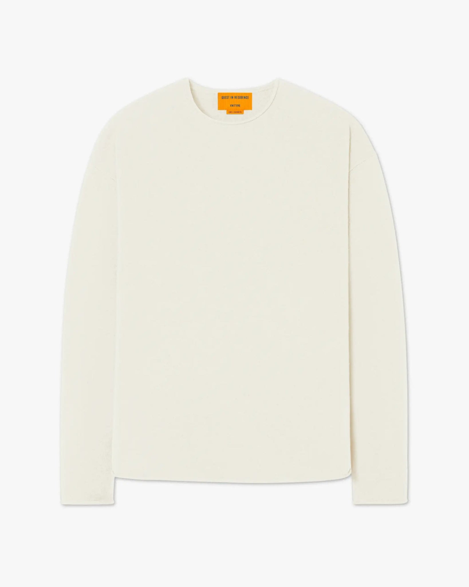 Cremefarbener Cashmere Crew Neck Pullover von Guest in Residence - Knitwear G. IN RESIDENCE