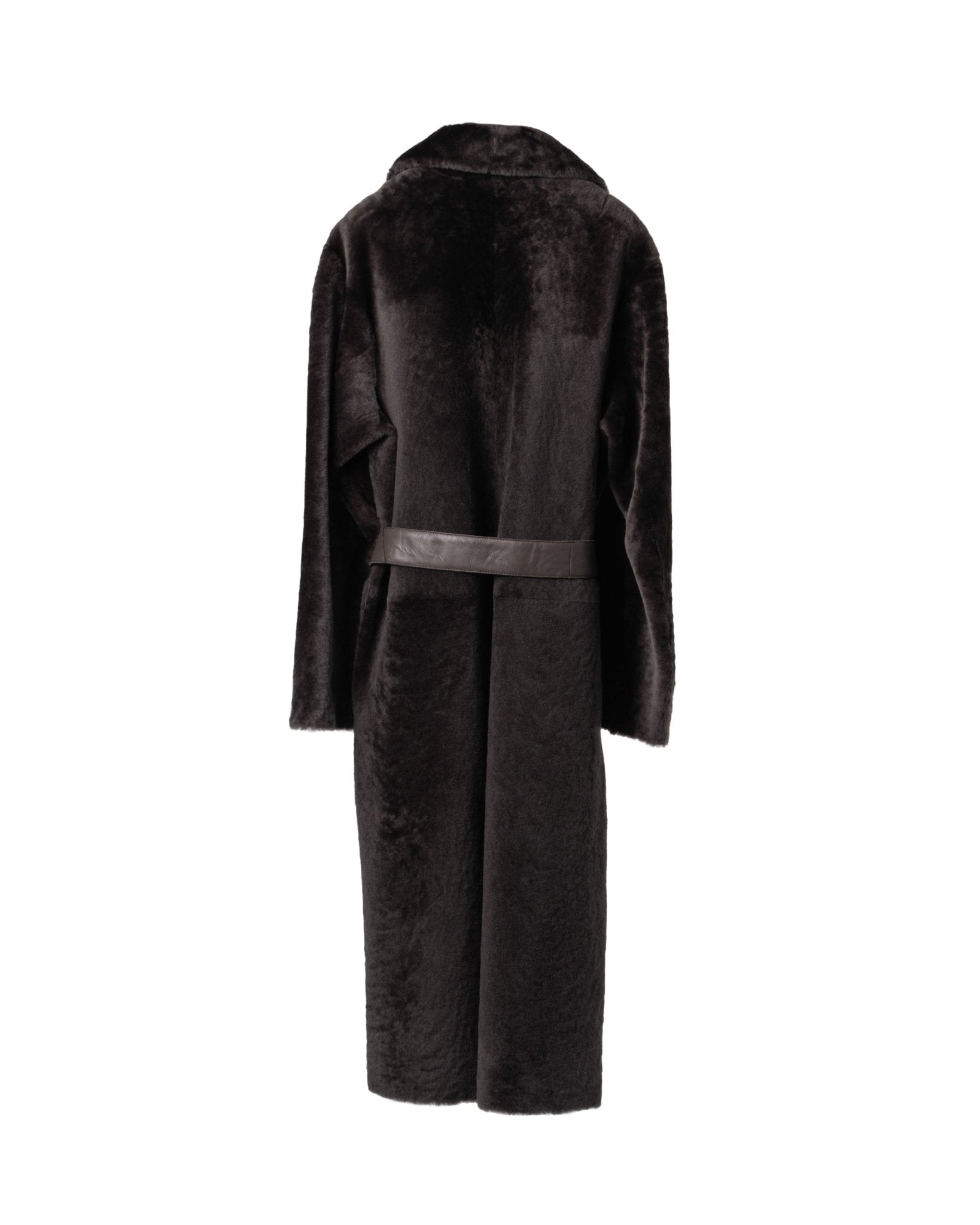 DESA 1972 | REVERSABLE ASTRAKAN DOUBLEBREAST SHEARLING COAT - Coats & Jackets DESA