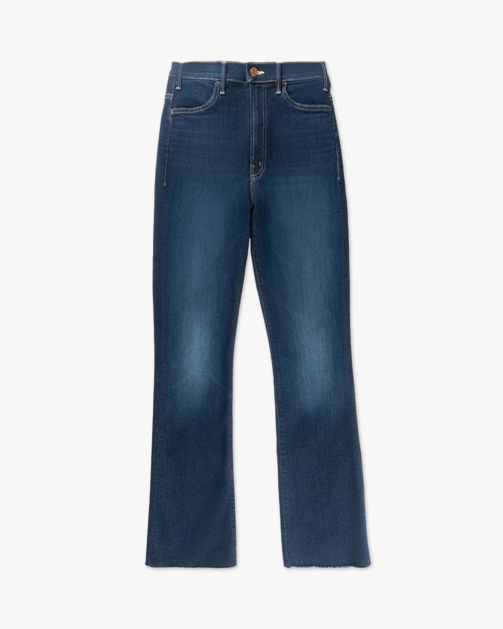 Die Hustler Ankle Flod Fray Denim Hose von Mother - Trousers MOTHER