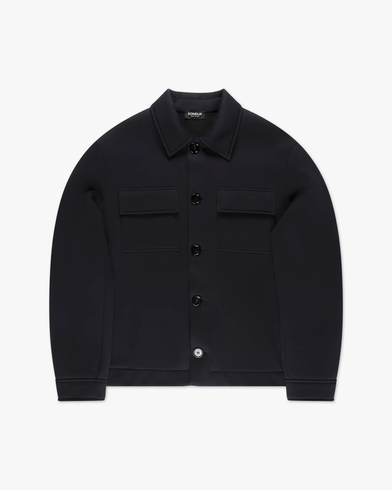 Dunkel Blaue Neopren - Worker - Hemd von Dondup - Shirts DONDUP