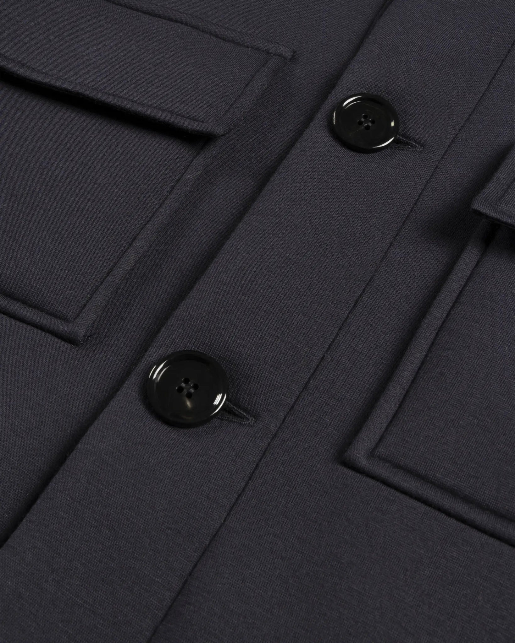 Dunkel Blaue Neopren - Worker - Hemd von Dondup - Shirts DONDUP