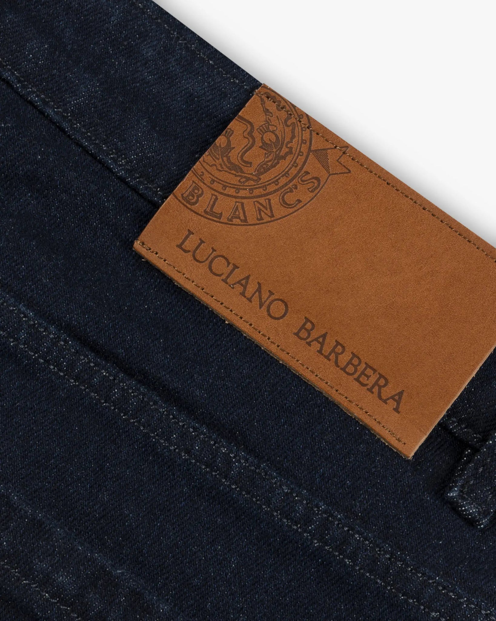 Dunkelblaue 5 - Pocket Denim Jeans von Luciano Barbera - Denim LUCIANO BARBERA