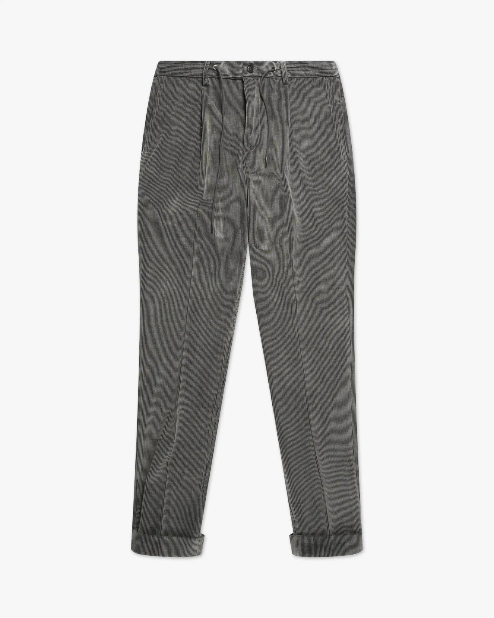 Dunkelblaue Cord Du Roy Hose von Luciano Barbera - Trousers LUCIANO BARBERA