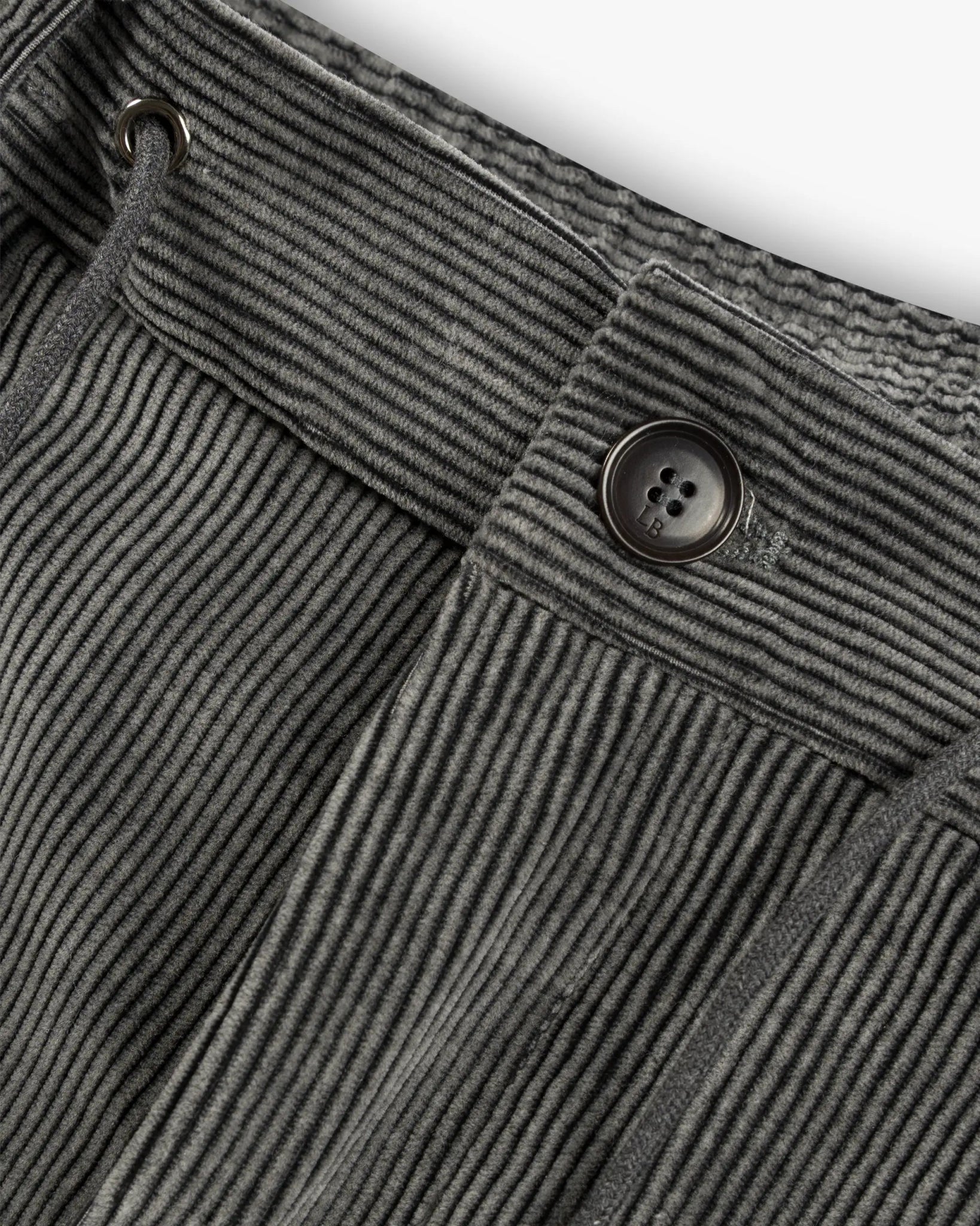Dunkelblaue Cord Du Roy Hose von Luciano Barbera - Trousers LUCIANO BARBERA