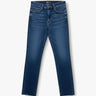 Dunkelblaue Jeans mit Mid Rise und Fransaum von Mother - Denim MOTHER