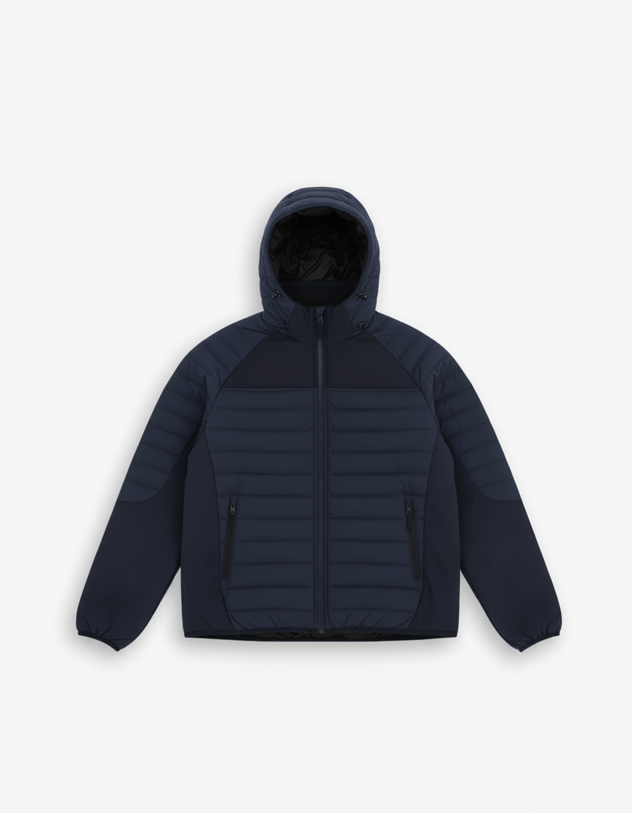 Dunkelblaue Leicht Daune Jacke von JG1 - Coats & Jackets JG1 BY JUSTIN