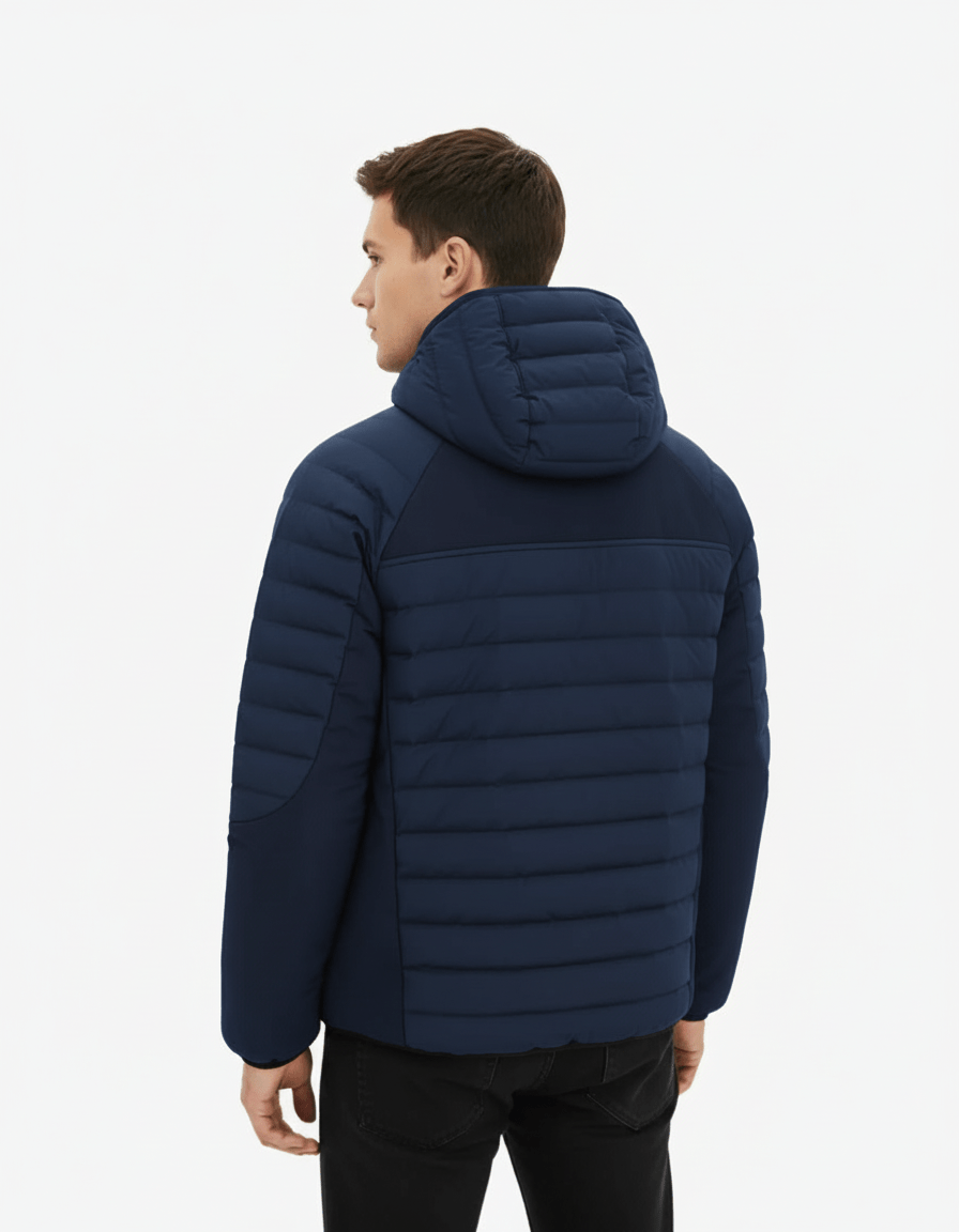 Dunkelblaue Leicht Daune Jacke von JG1 - Coats & Jackets JG1 BY JUSTIN