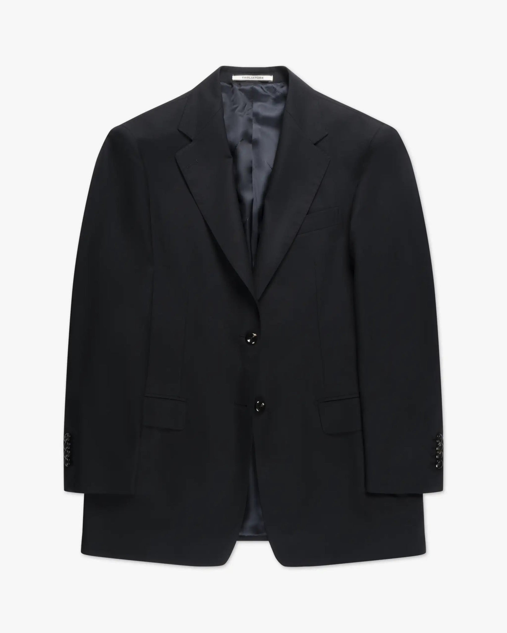 Dunkelblaue Modischer Maxi Blazer mit Schmuck Knopf Detail von Tagliatore - Blazers TAGLIATORE