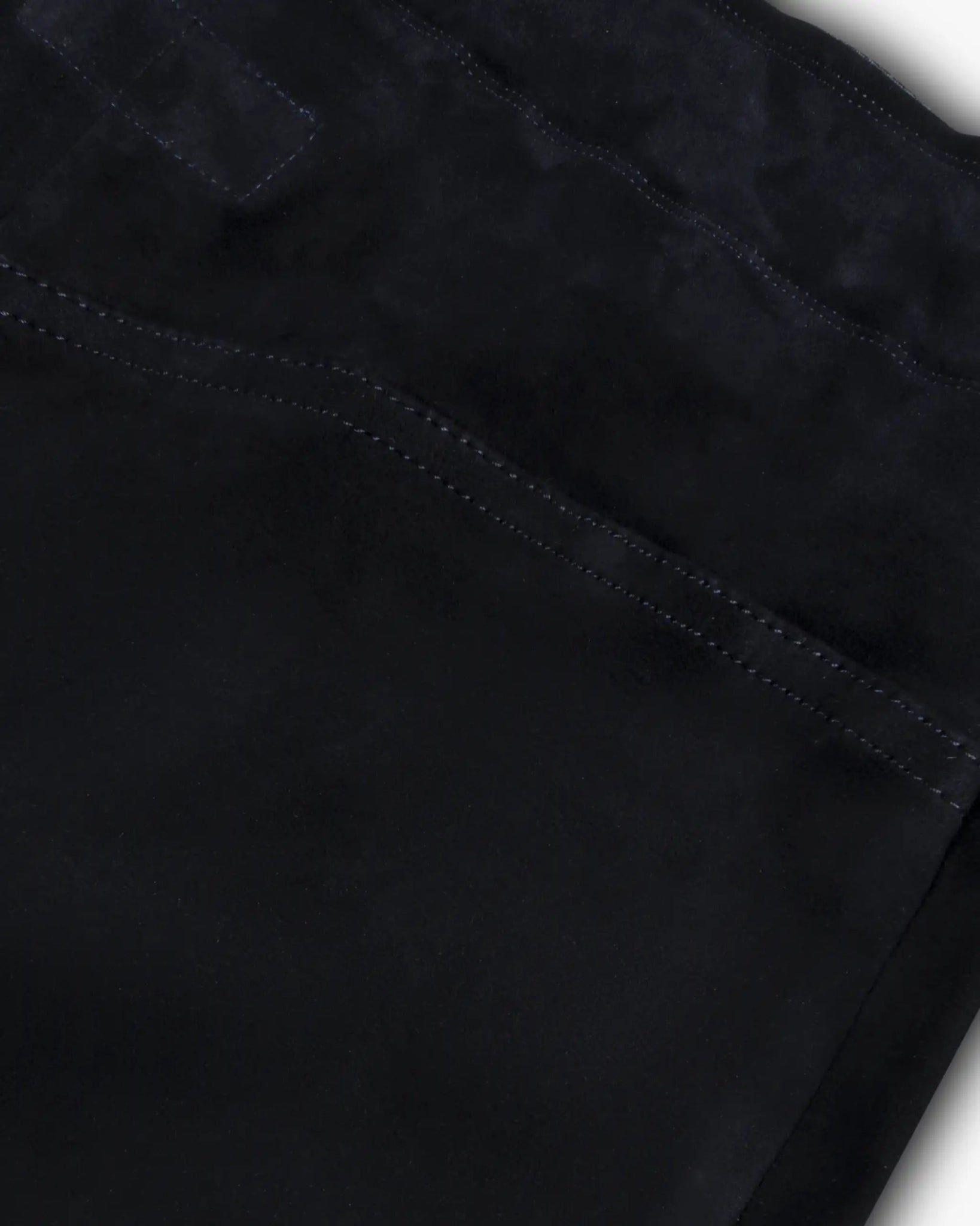 Dunkelblaue Notte Stretch Velour Hose von Stouls - Trousers STOULS