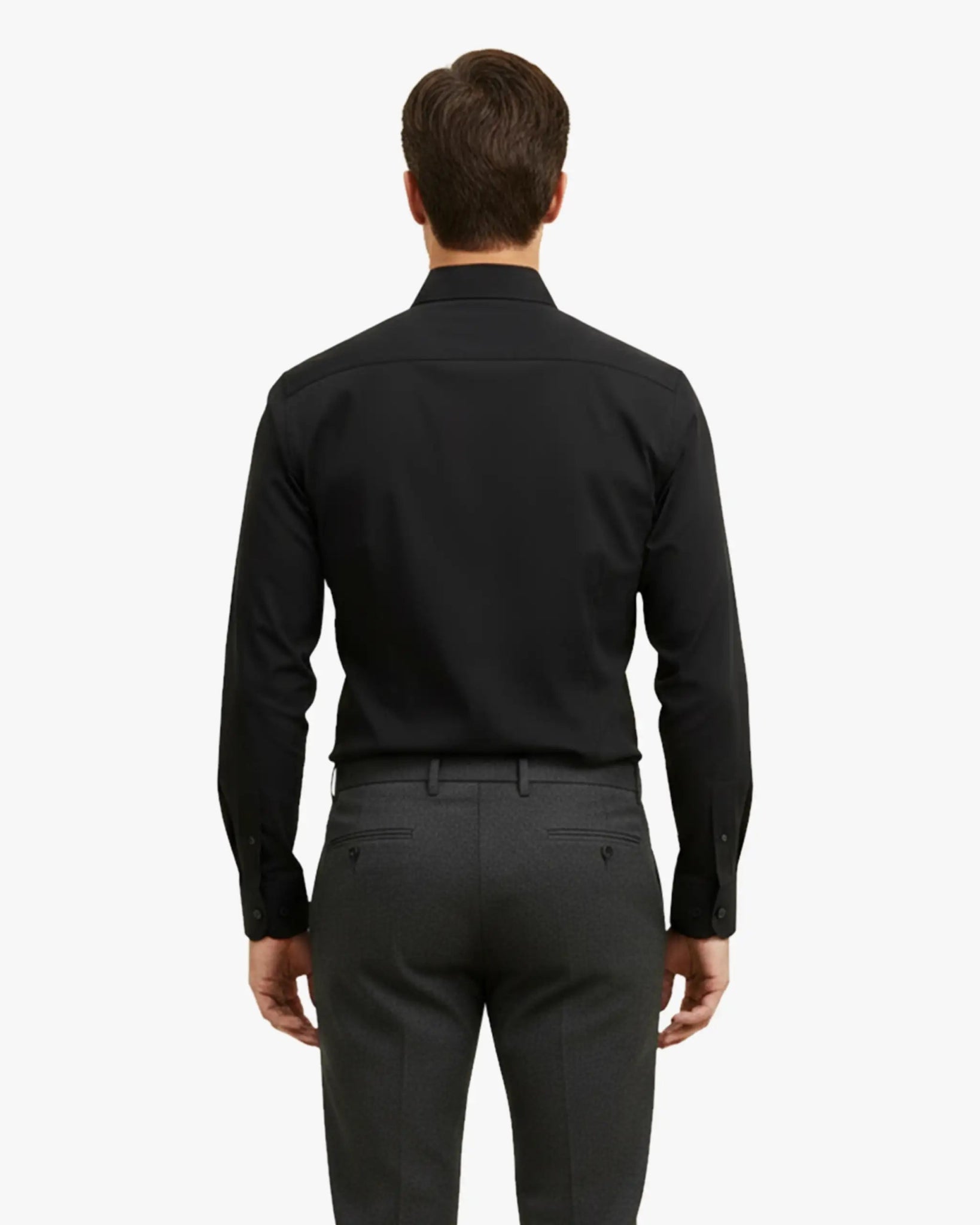 Dunkelblaue Wolljacke mit Overshirt - Schnitt von Luciano Barbera - Coats & Jackets LUCIANO BARBERA