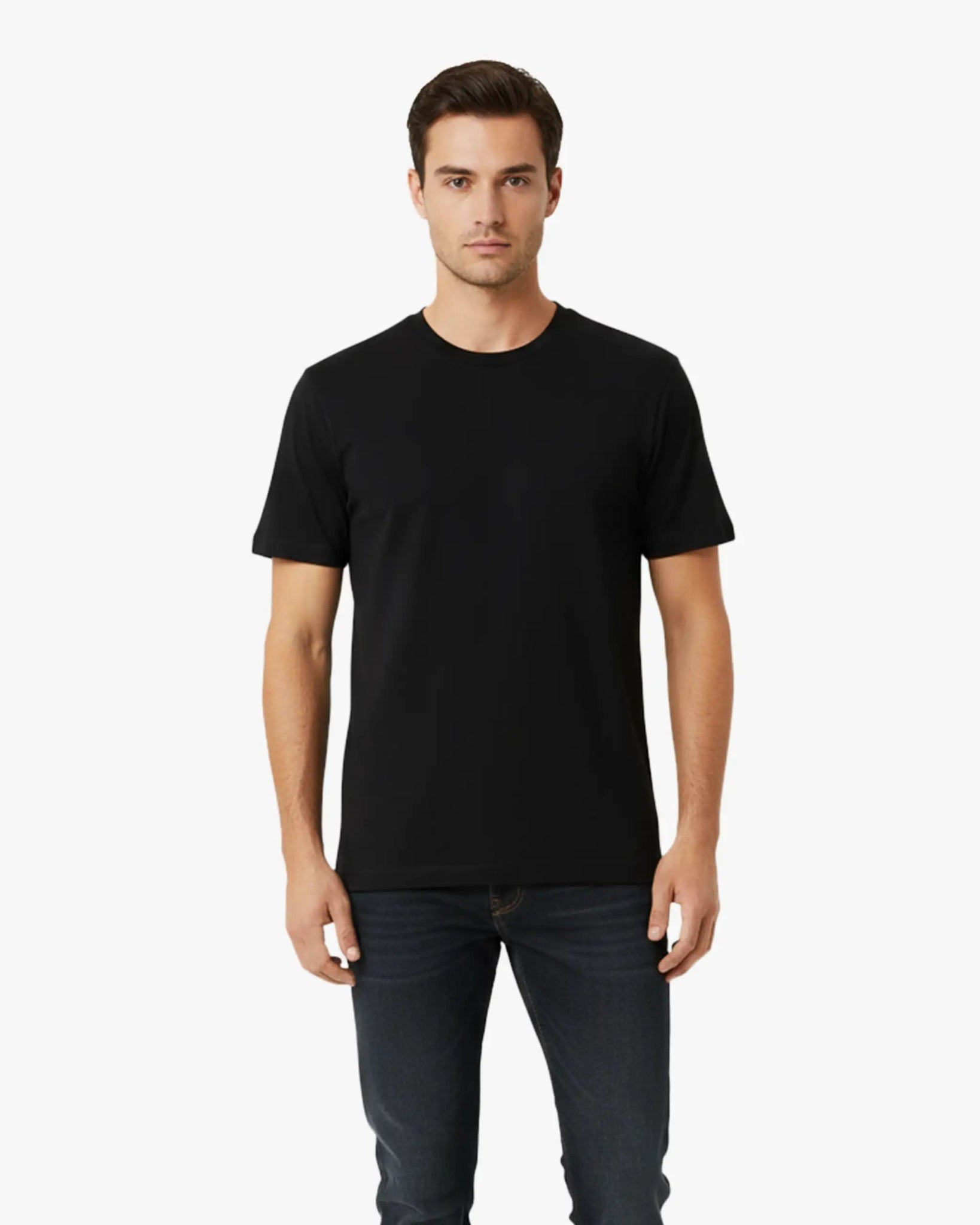 Dunkelblaues Baumwoll - T-Shirt Millionärs von Luciano Barbera - Shirts LUCIANO BARBERA