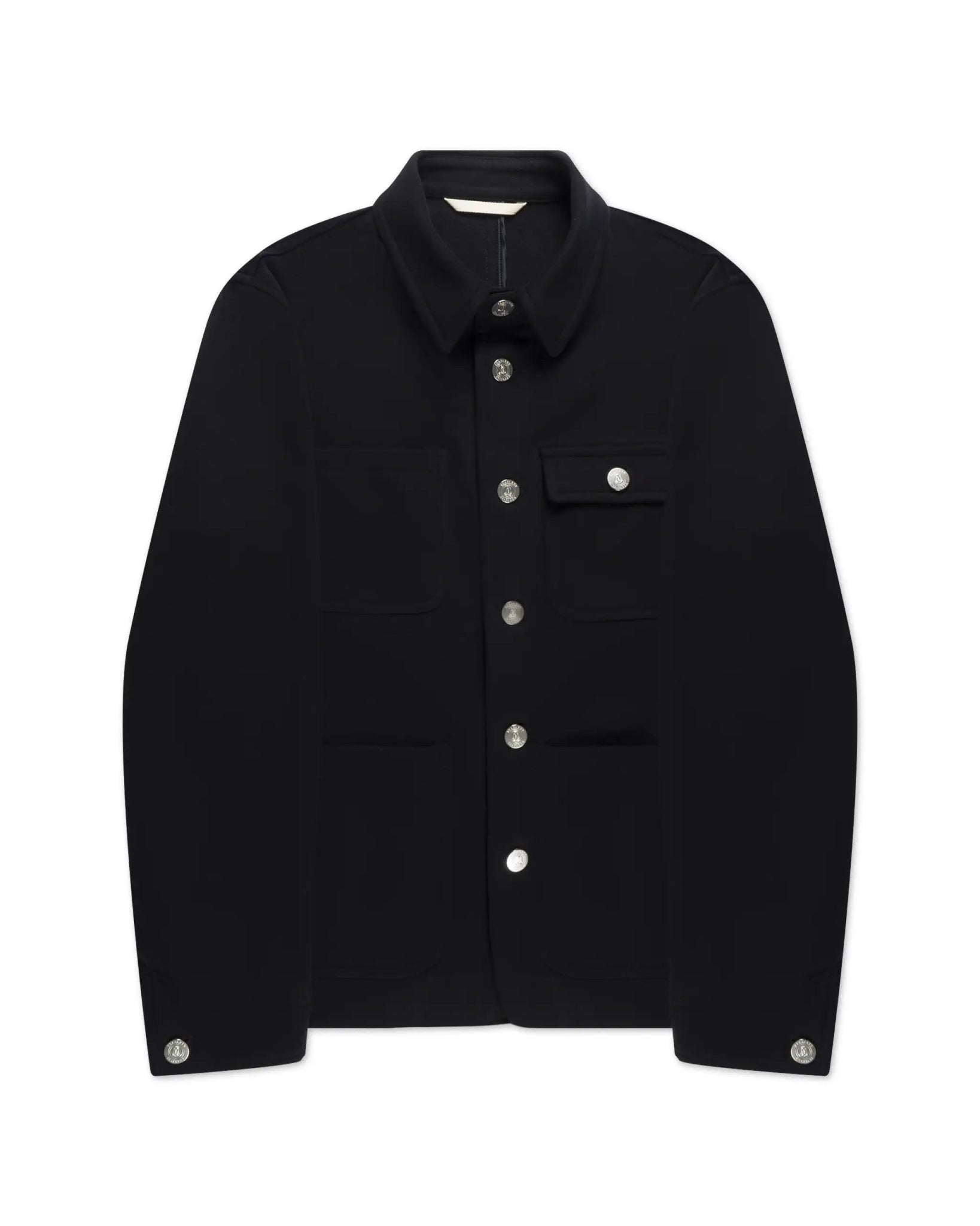 Dunkelblaues Worker Shirt mit Silber Trim von Seafarer - Shirts SEAFARER