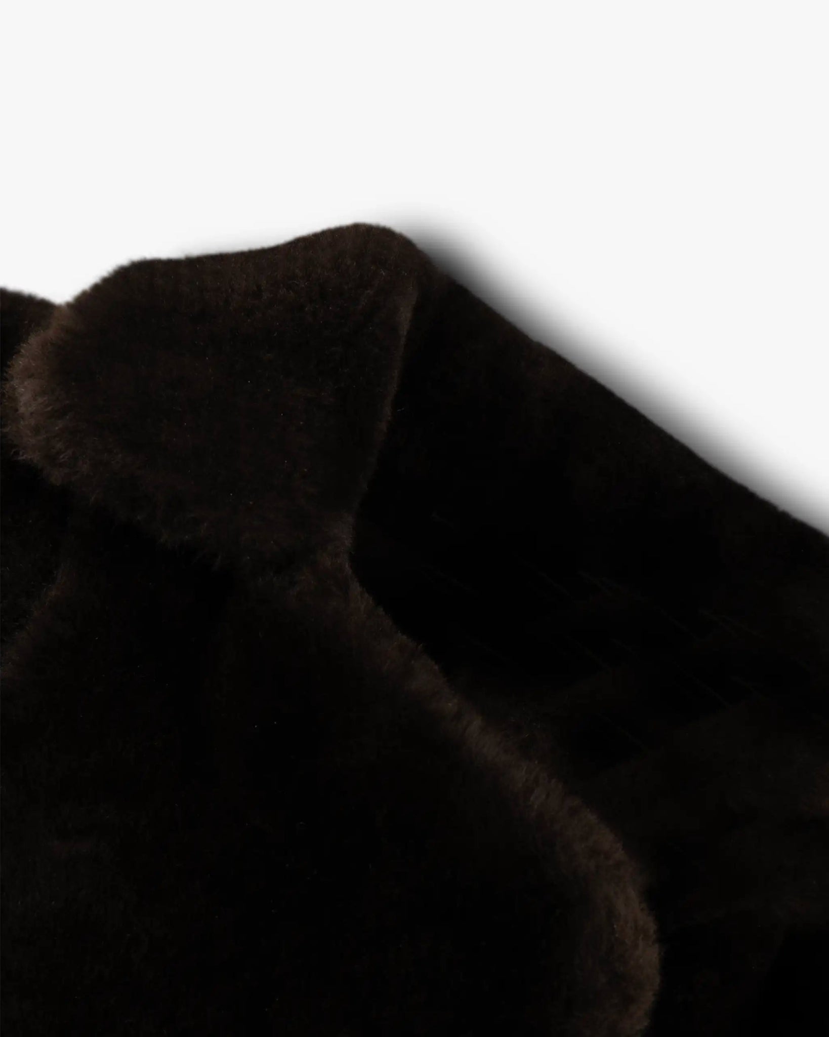 Dunkelbraune Offene Merino Lammfell Weste von Salvatore Santoro - Vests SALVATORE S.
