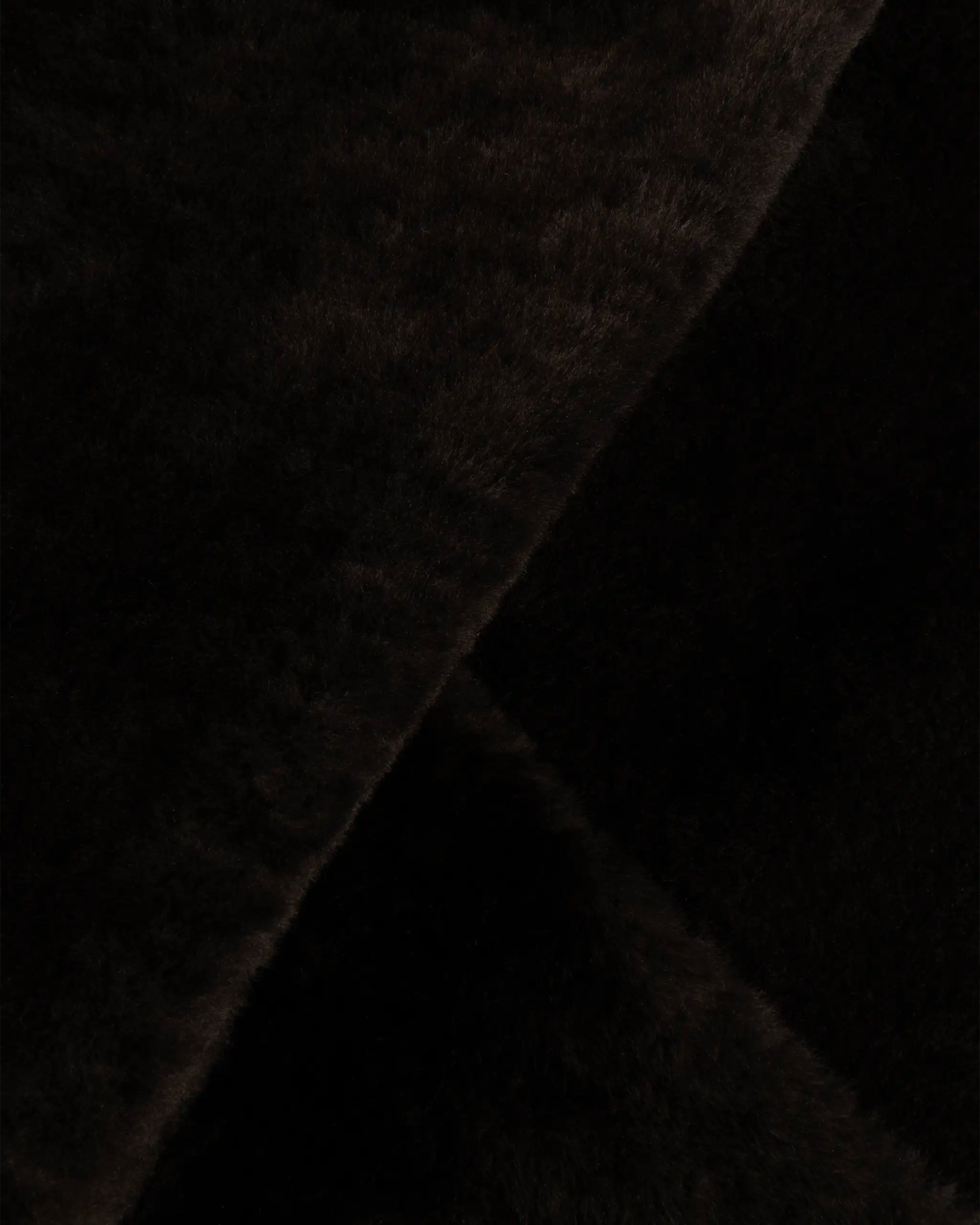 Dunkelbraune Offene Merino Lammfell Weste von Salvatore Santoro - Vests SALVATORE S.