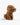 Dunkelbrauner Dog Key Holder von Mia Bag - Accessories MIA BAGS