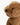 Dunkelbrauner Dog Key Holder von Mia Bag - Accessories MIA BAGS
