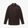Dunkelbraunes Schweizer Baumwolle Jersey Stretch Hemd von Van Laack - Shirts VAN LAACK