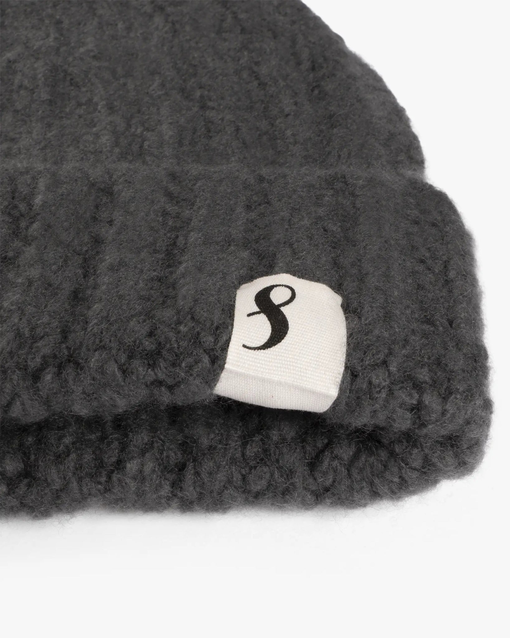 Dunkelgraue Grobstrick Mütze von 8Cashmere - Accessories 8 CASHMERE