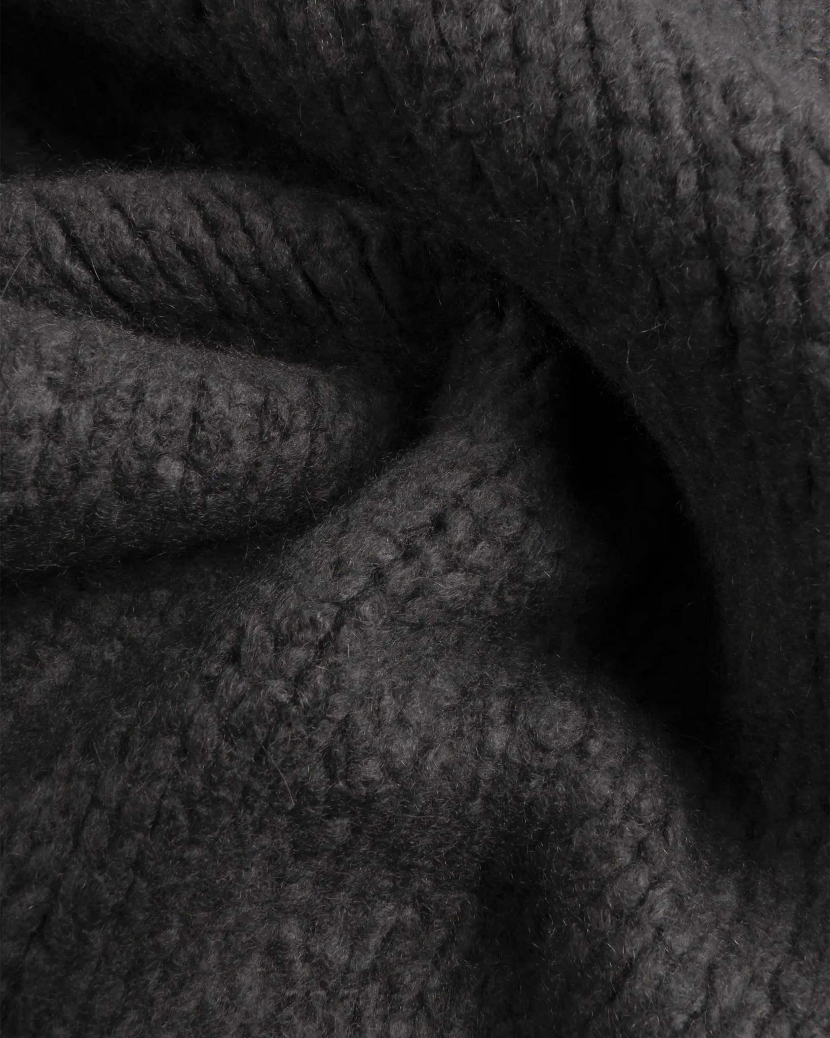 Dunkelgrauer Grobstrick Rollkragen Pullover von 8Cashmere - Knitwear 8 CASHMERE