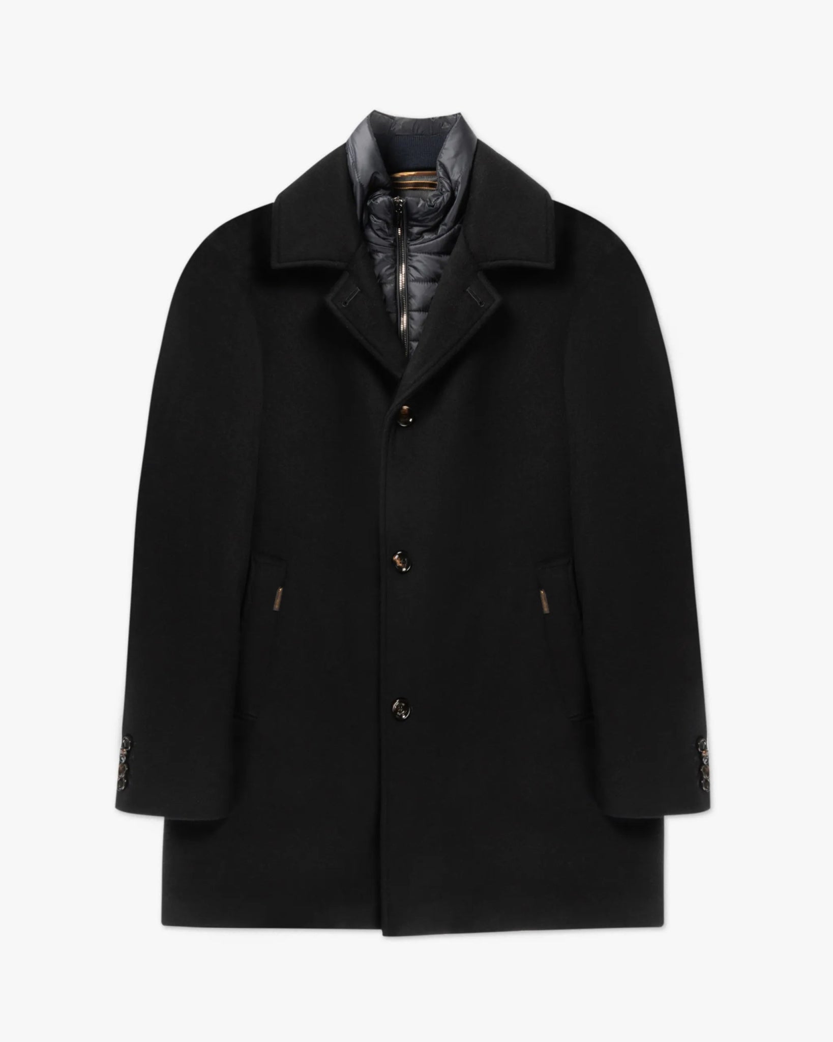 Eiderdaunen Besatz Mantel aus Wollkaschmir von Moorer - Coats & Jackets MOORER