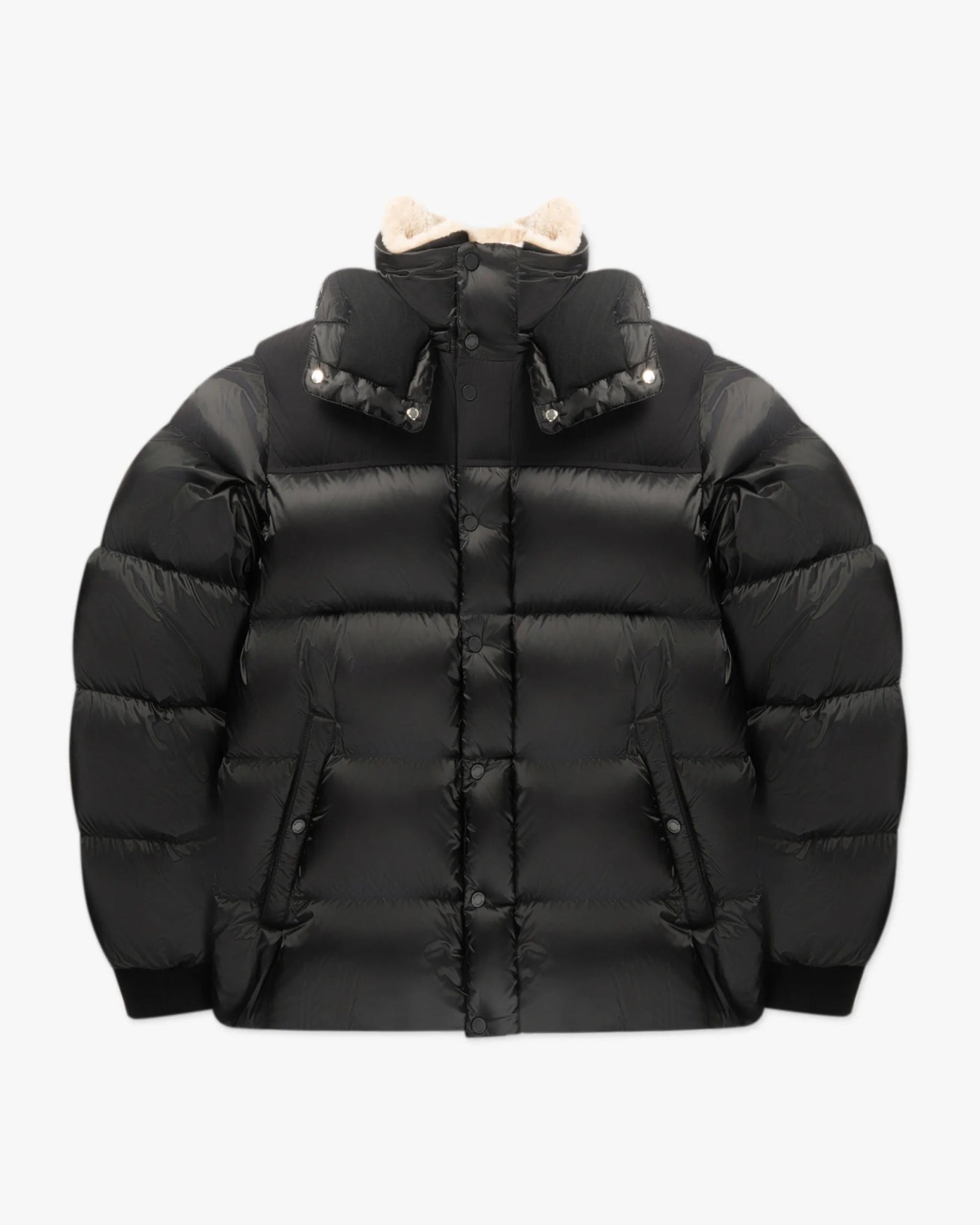 Eiderdaunen Sherling Besatz Daunenbomber von Moorer - Coats & Jackets MOORER