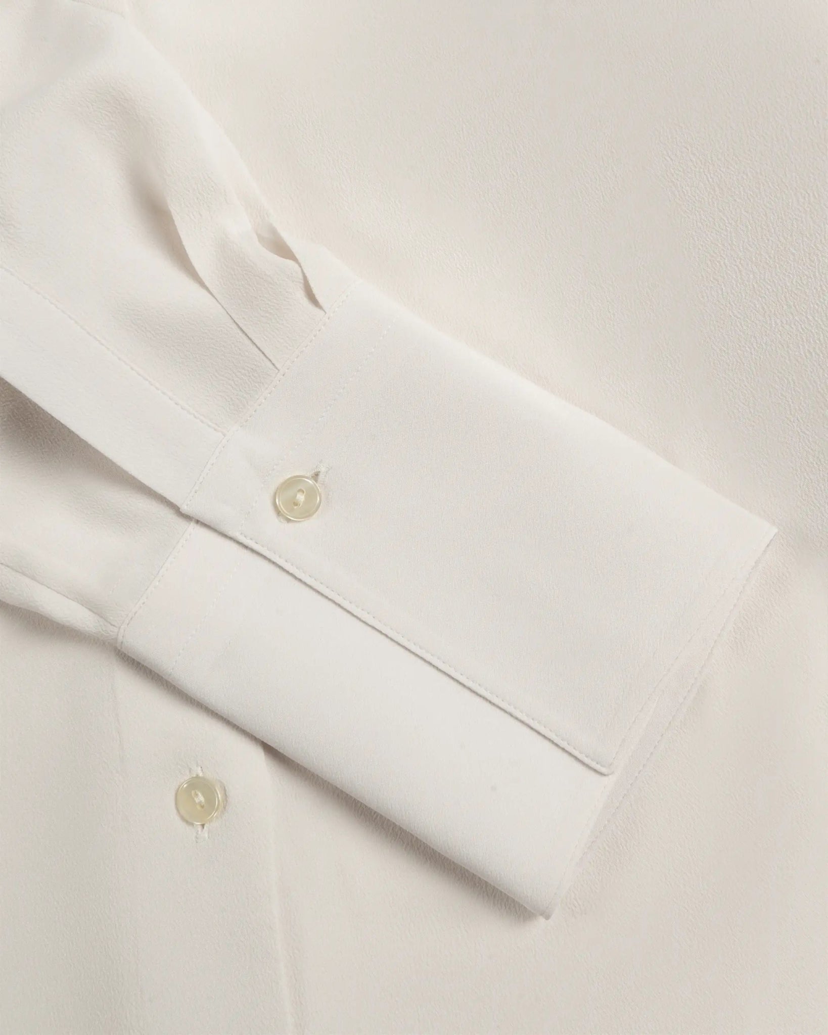 Elfenbeinfarbene Acetat - Seidenbluse von Emanou - Blouses EMANOU