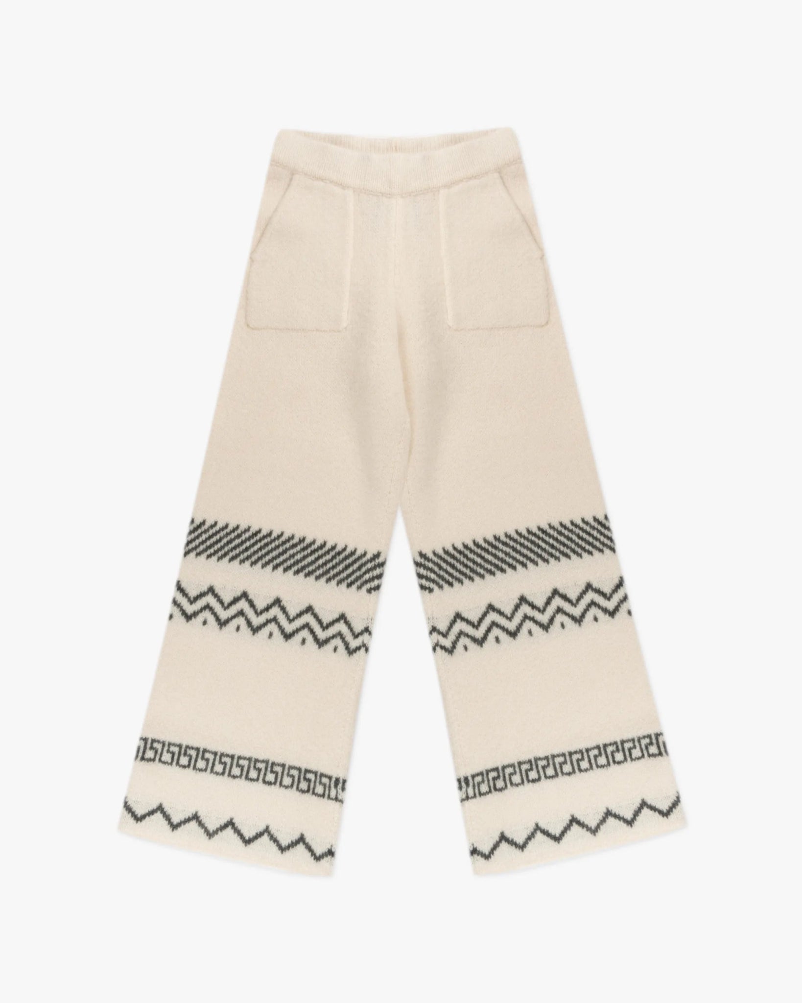Elle Kollaboration Kaschmir Weitbein Hose von Lu Ren - Knitwear LUREN