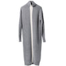 ELLE X LU REN | CASHMERE ROLLNECK LONG DRESS WITH BACK PIPING - Knitwear LUREN