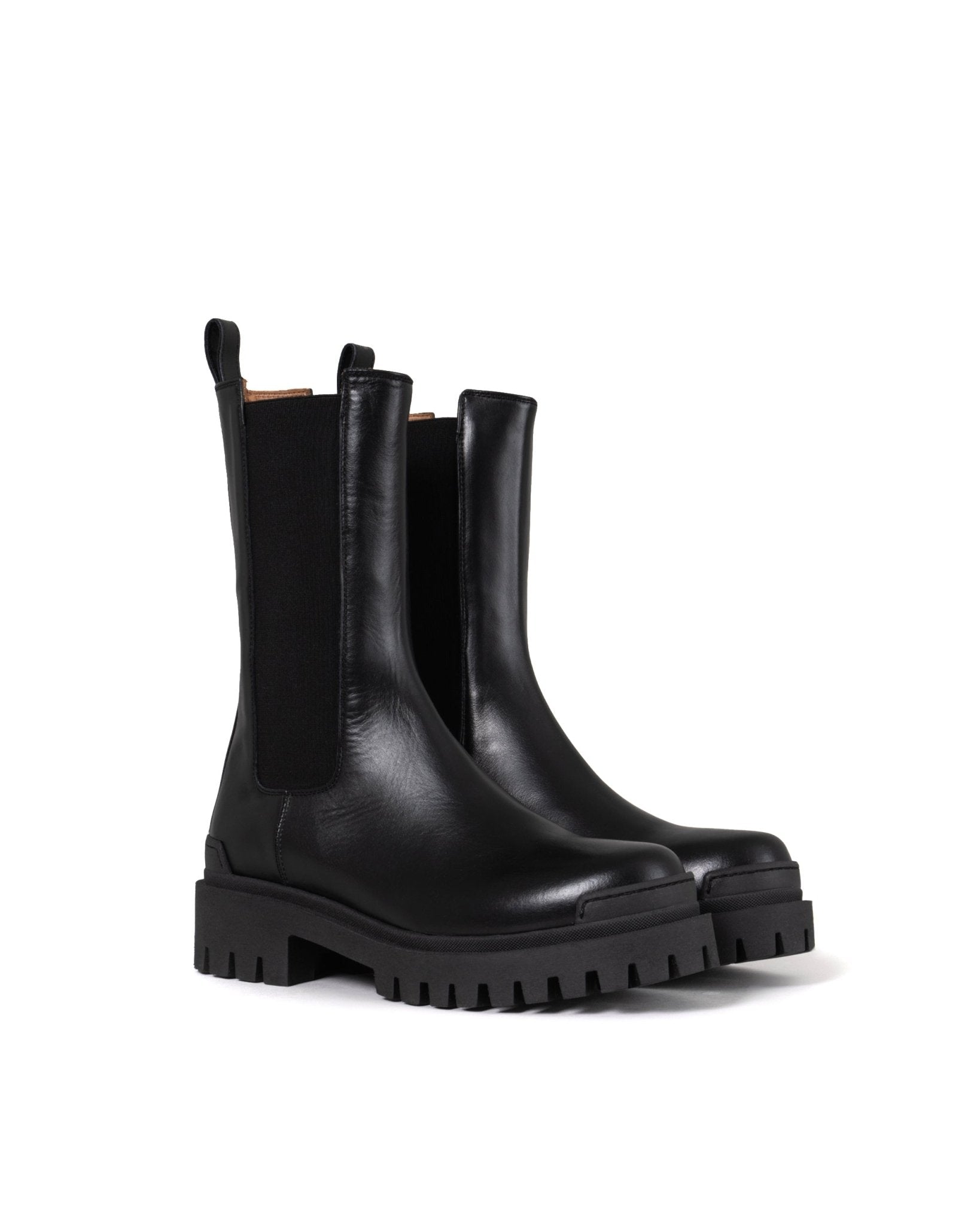 ENNEQUADRO | HIGH NAPPA CHELSEA BOOT - Shoes PAO