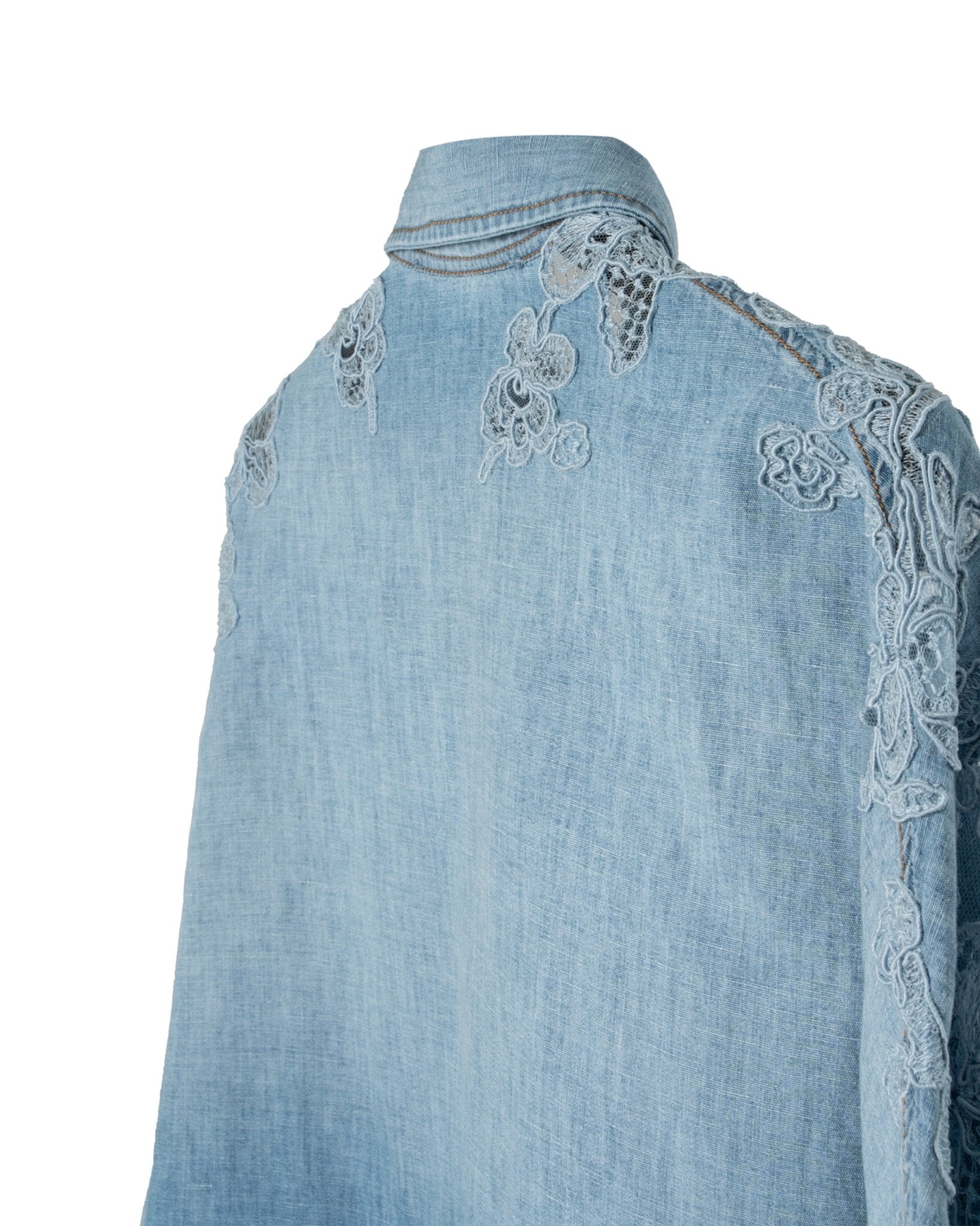 ERMANNO SCERVINO | OVERSIZE BLOUSES WITH LACE - Blouses ERMANNO