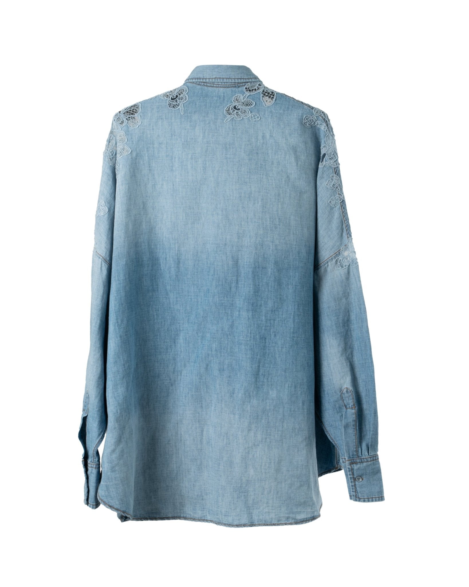 ERMANNO SCERVINO | OVERSIZE BLOUSES WITH LACE - Blouses ERMANNO