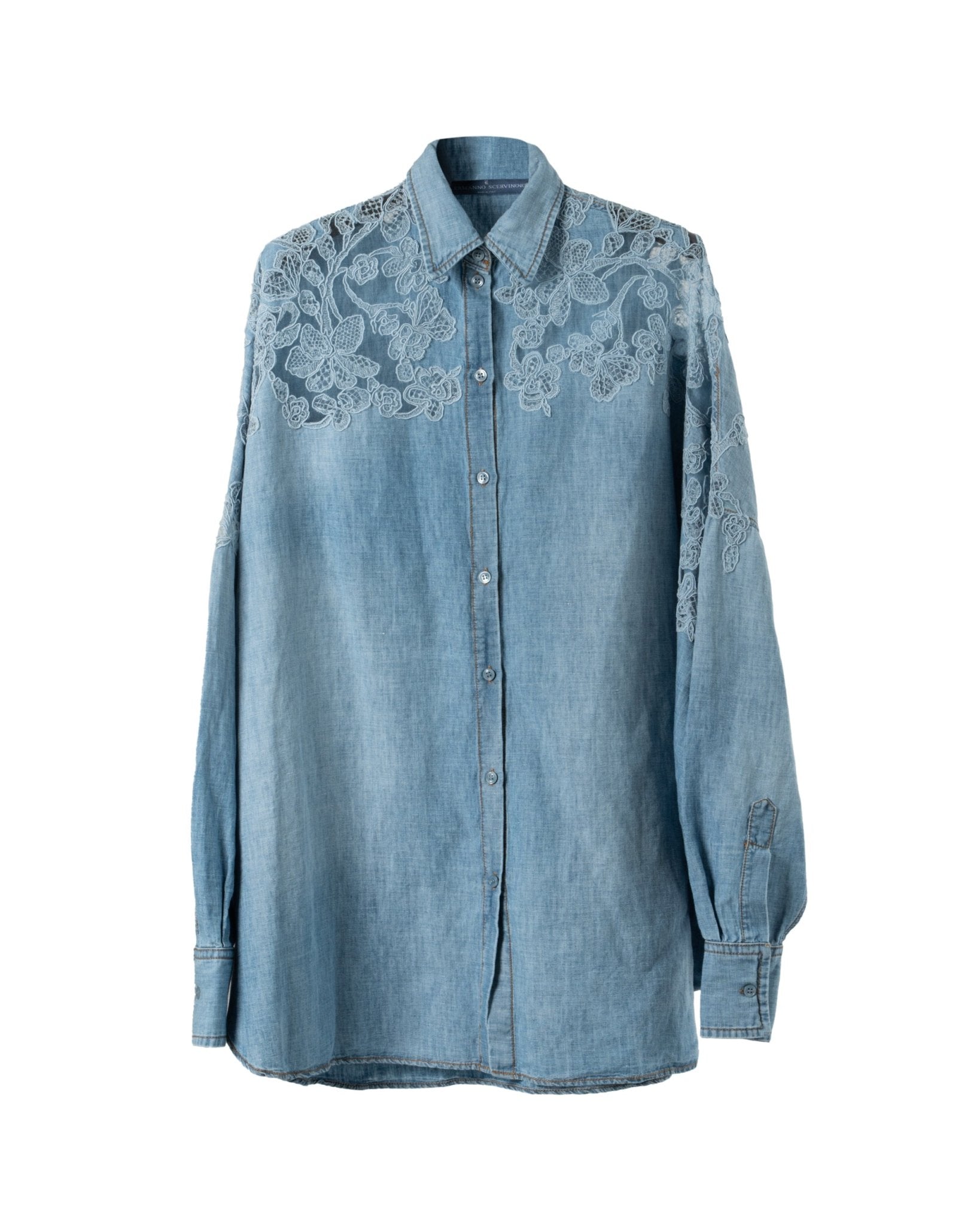 ERMANNO SCERVINO | OVERSIZE BLOUSES WITH LACE - Blouses ERMANNO