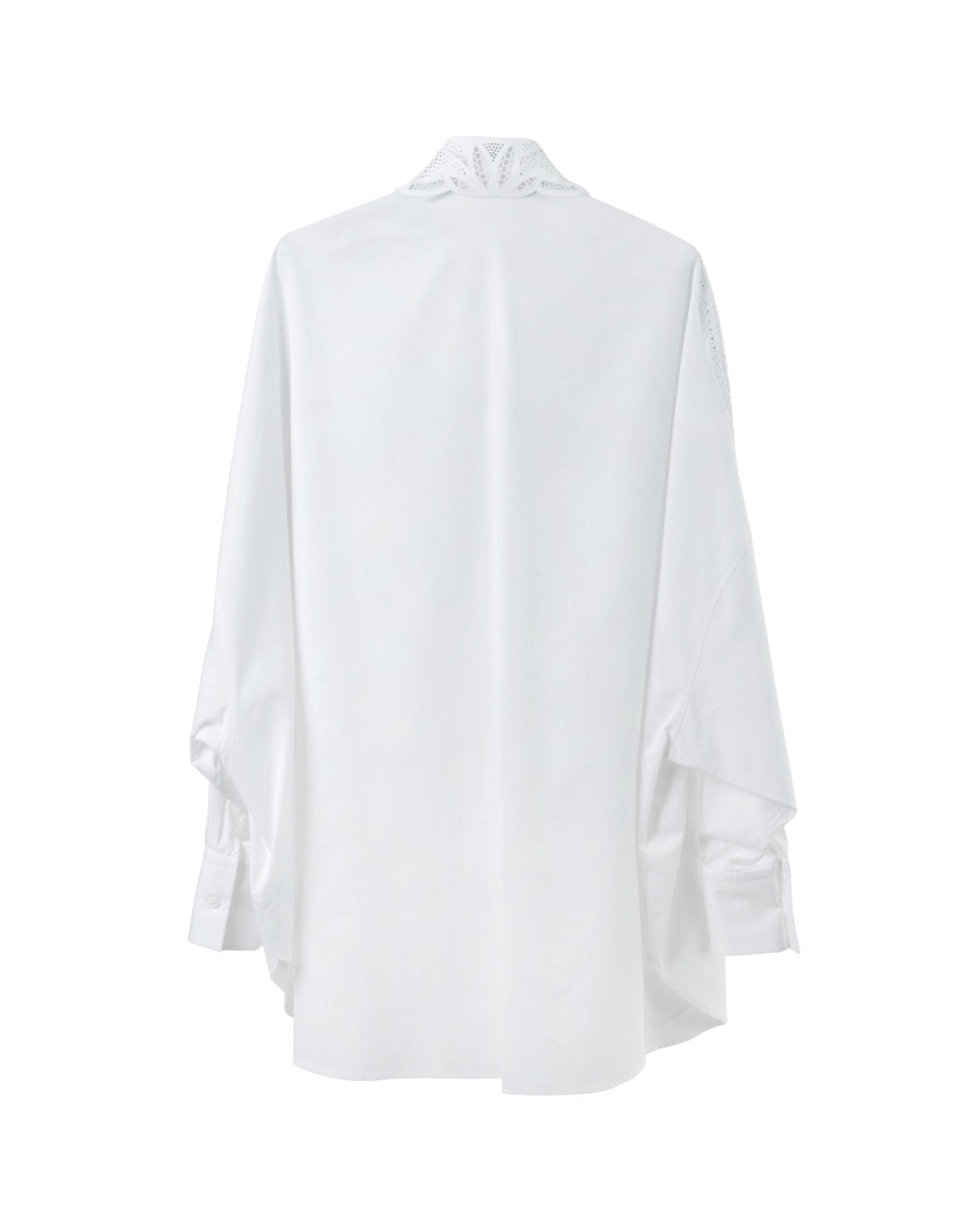ERMANNO SCERVINO | OVERSIZE LACE STUDDED BLOUSE - Blouses ERMANNO