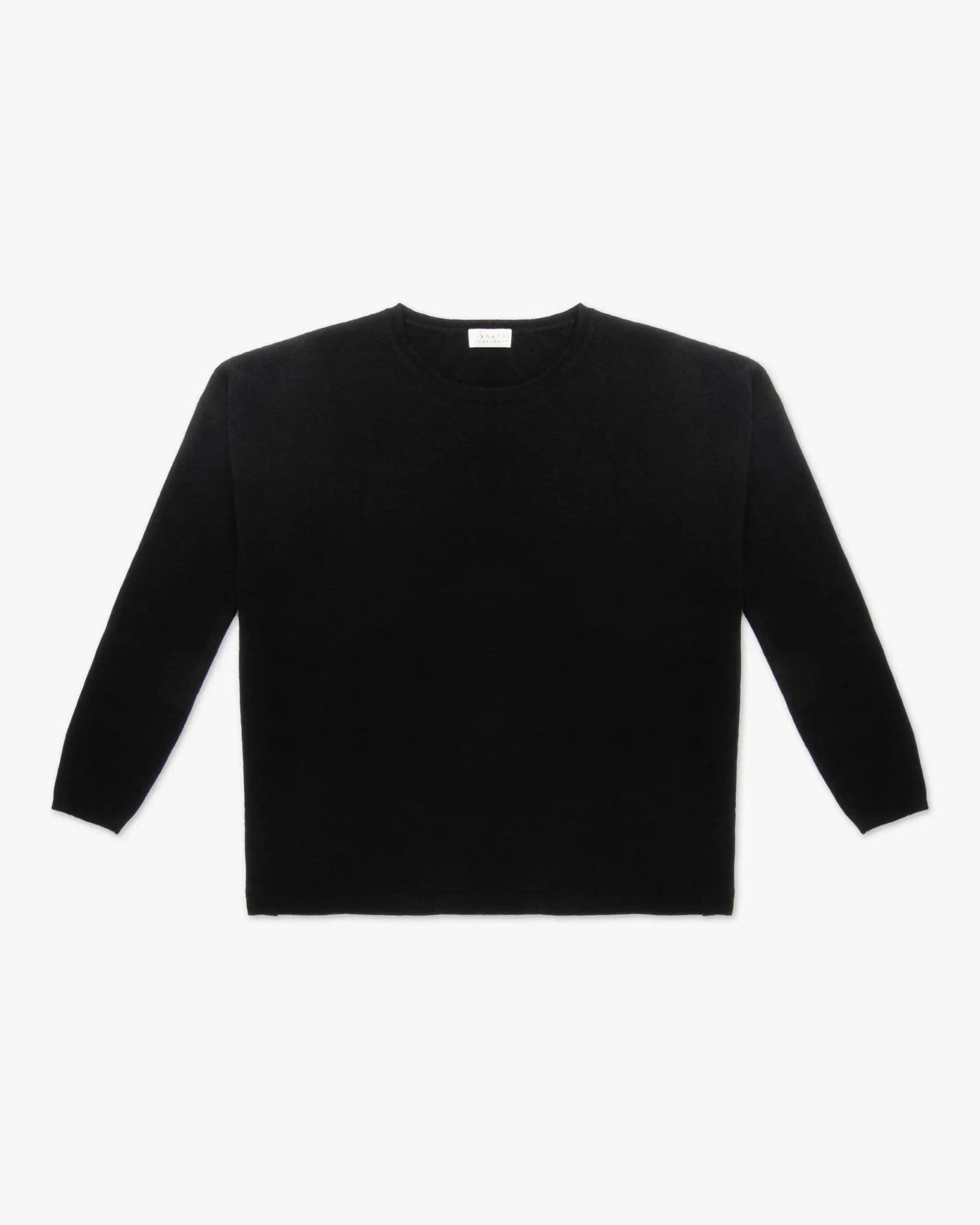 Figurbetontes Boxy - Crewneck mit Ärmeln von Lunaria - Knitwear LUNARIA