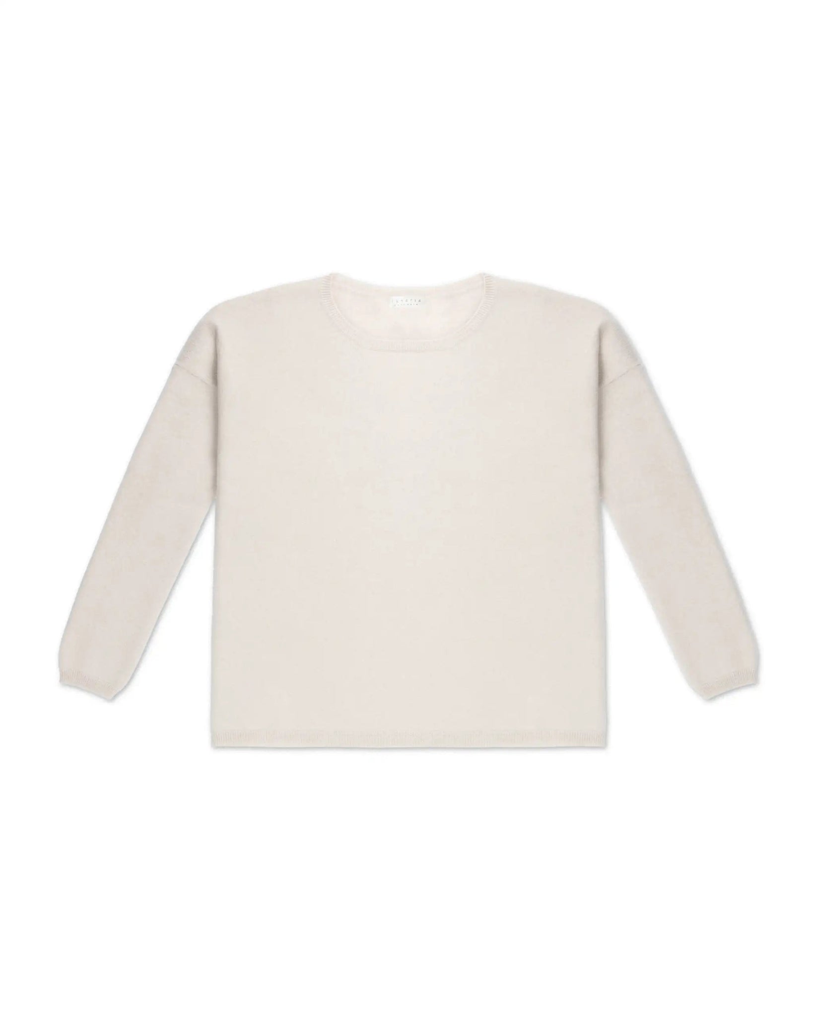 Figurbetontes Boxy - Crewneck mit Ärmeln von Lunaria - Knitwear LUNARIA