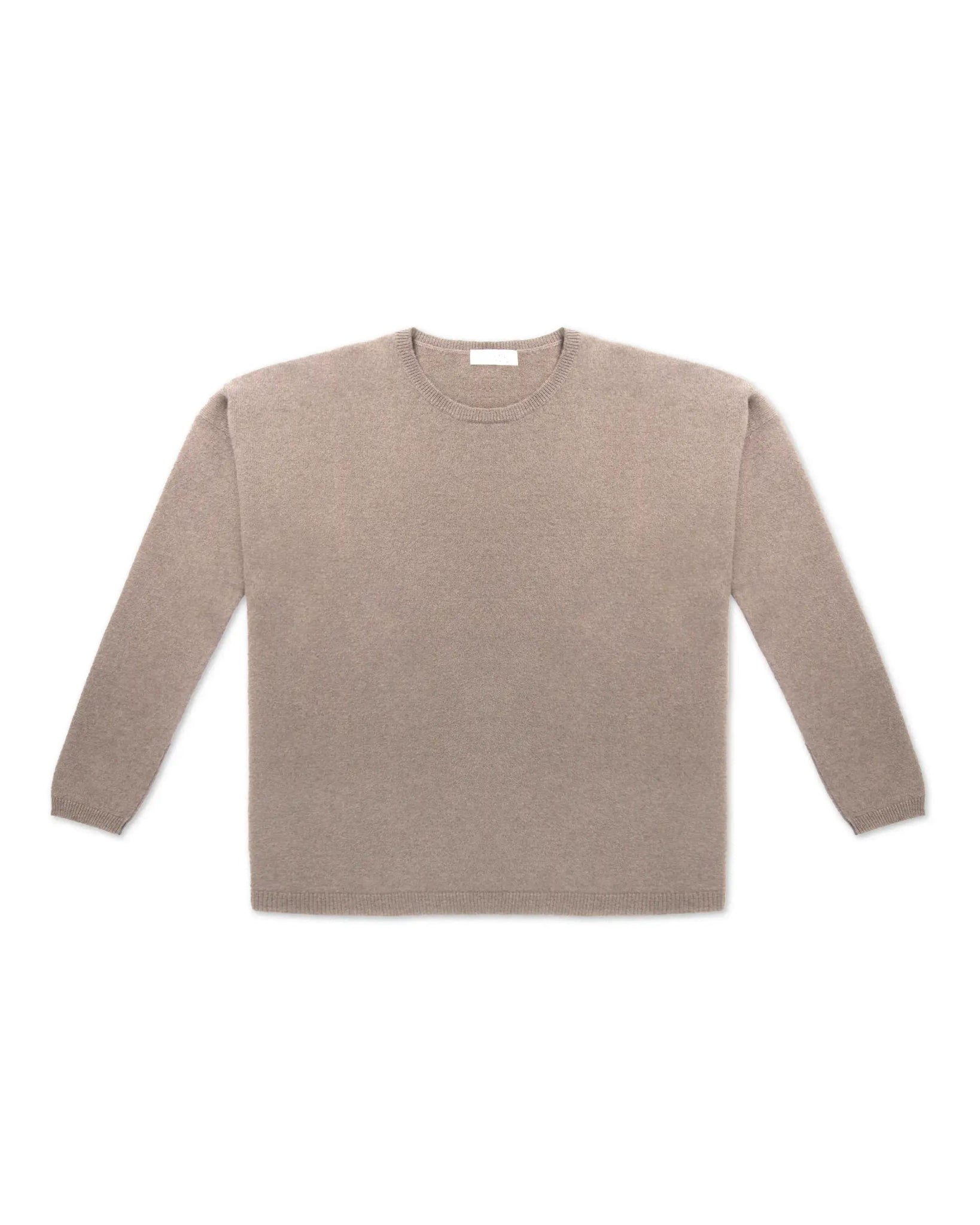 Figurbetontes Boxy - Crewneck mit Ärmeln von Lunaria - Knitwear LUNARIA