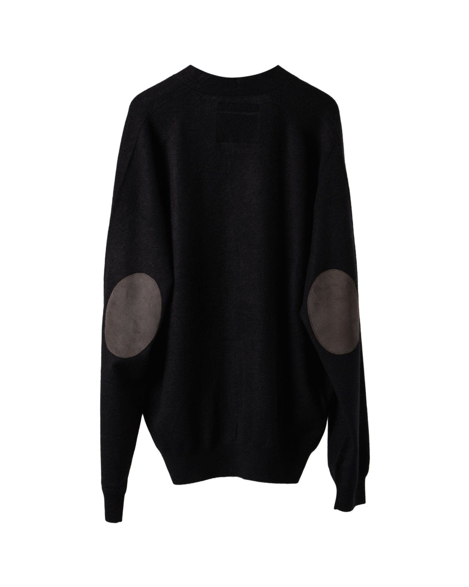 FRENCKENBERGER | LEATHER PATCHED MAXFIELD CARDIGAN - Knitwear FRENCKENBERGER