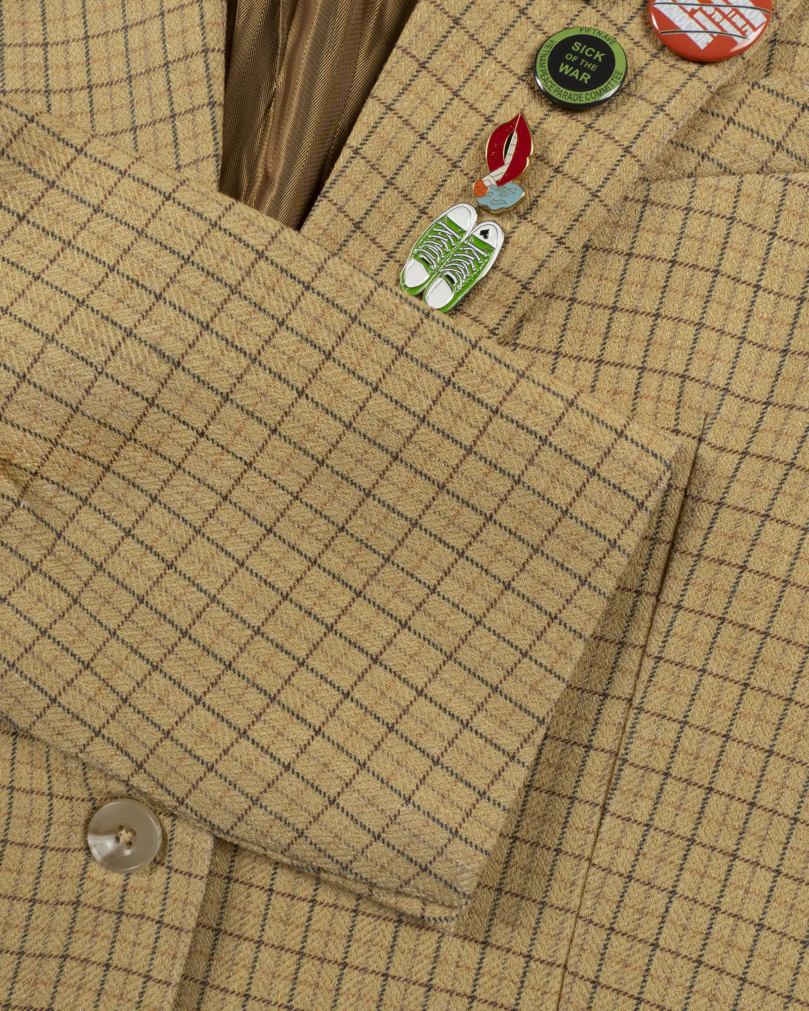 Gelber Boyfriends Blazer von Mes Demoiselles Paris - Blazers DEMOISELLES
