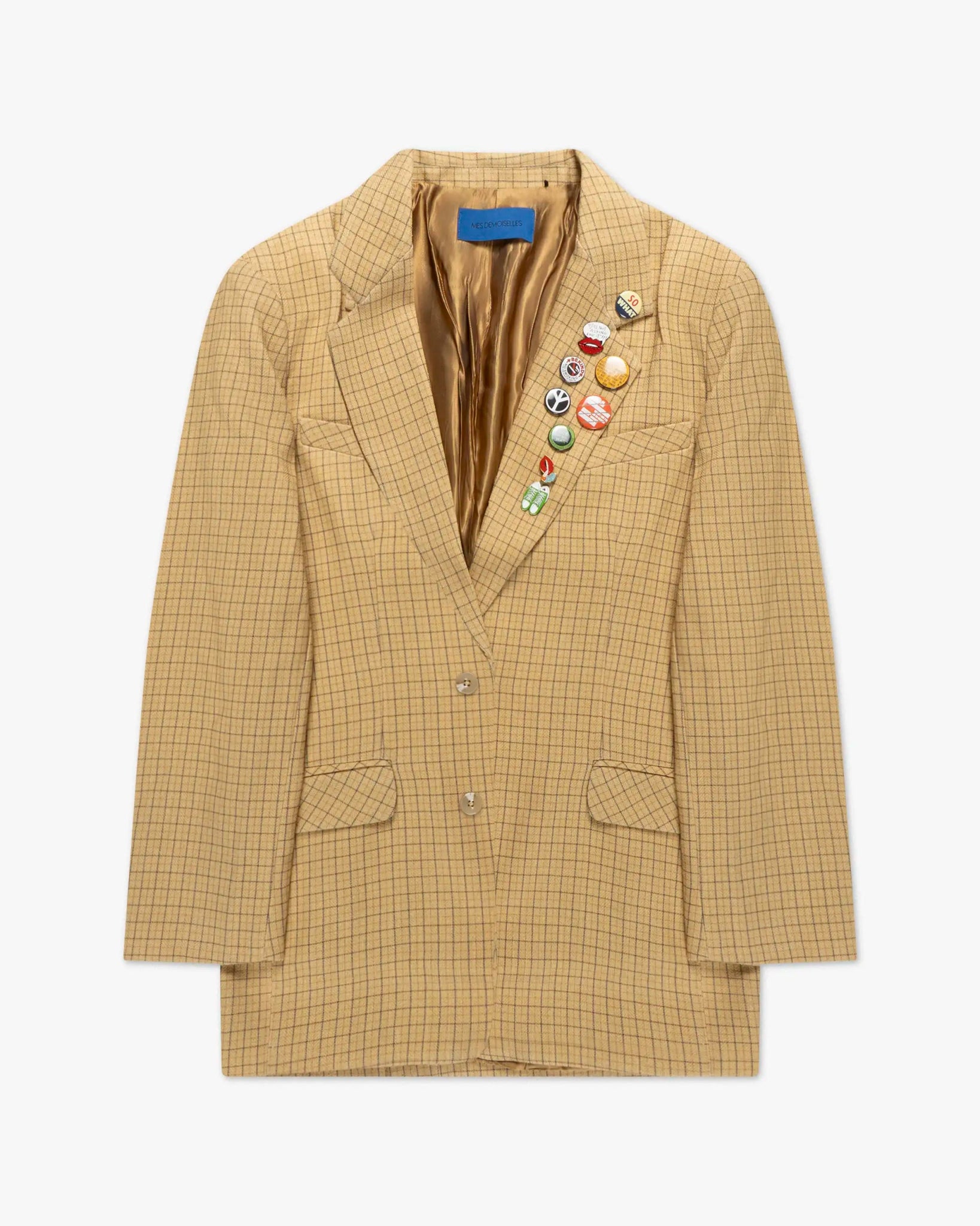 Gelber Boyfriends Blazer von Mes Demoiselles Paris - Blazers DEMOISELLES