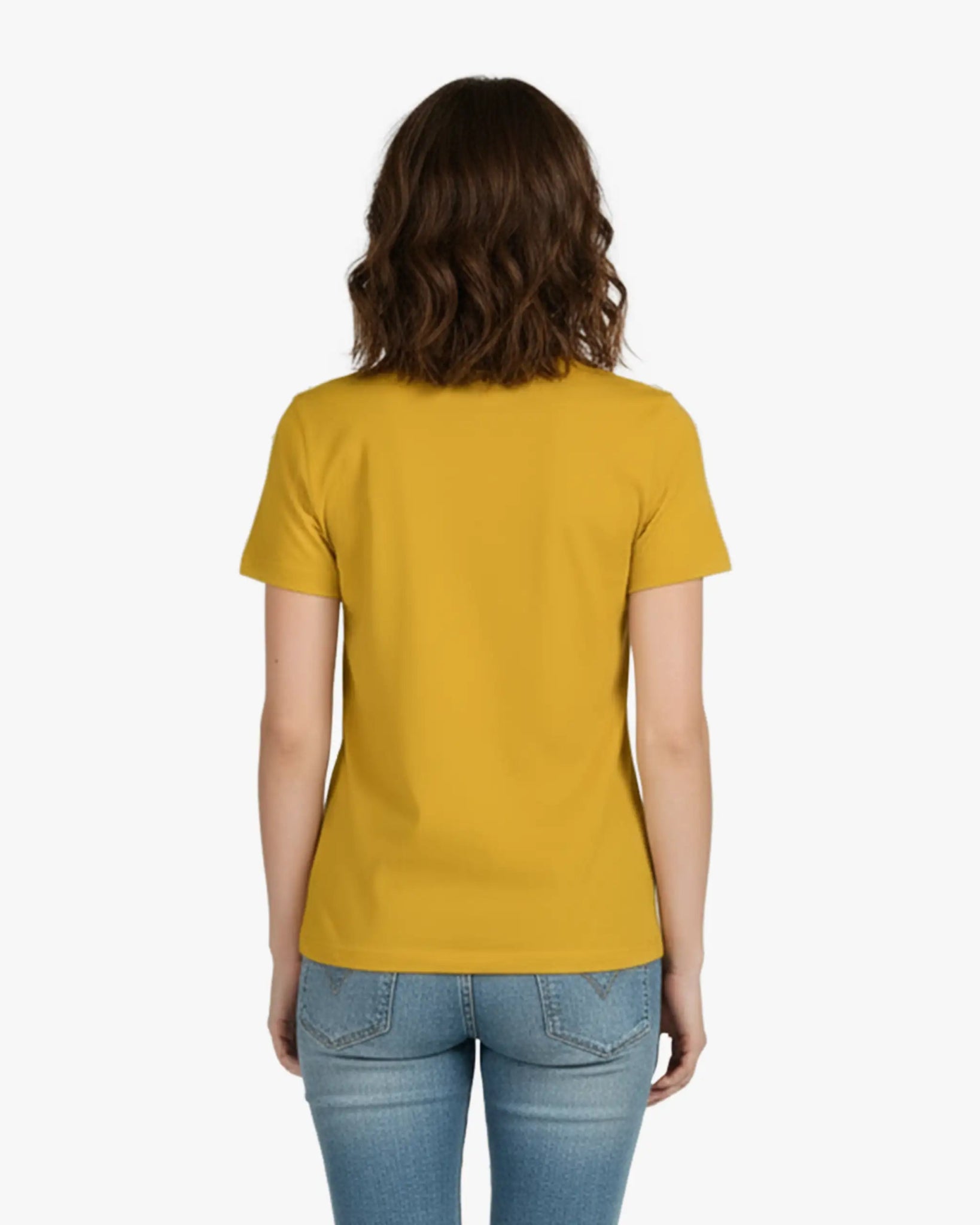 Gelbes T-Shirt mit Little Fury Bike Print von Mother - Shirts MOTHER