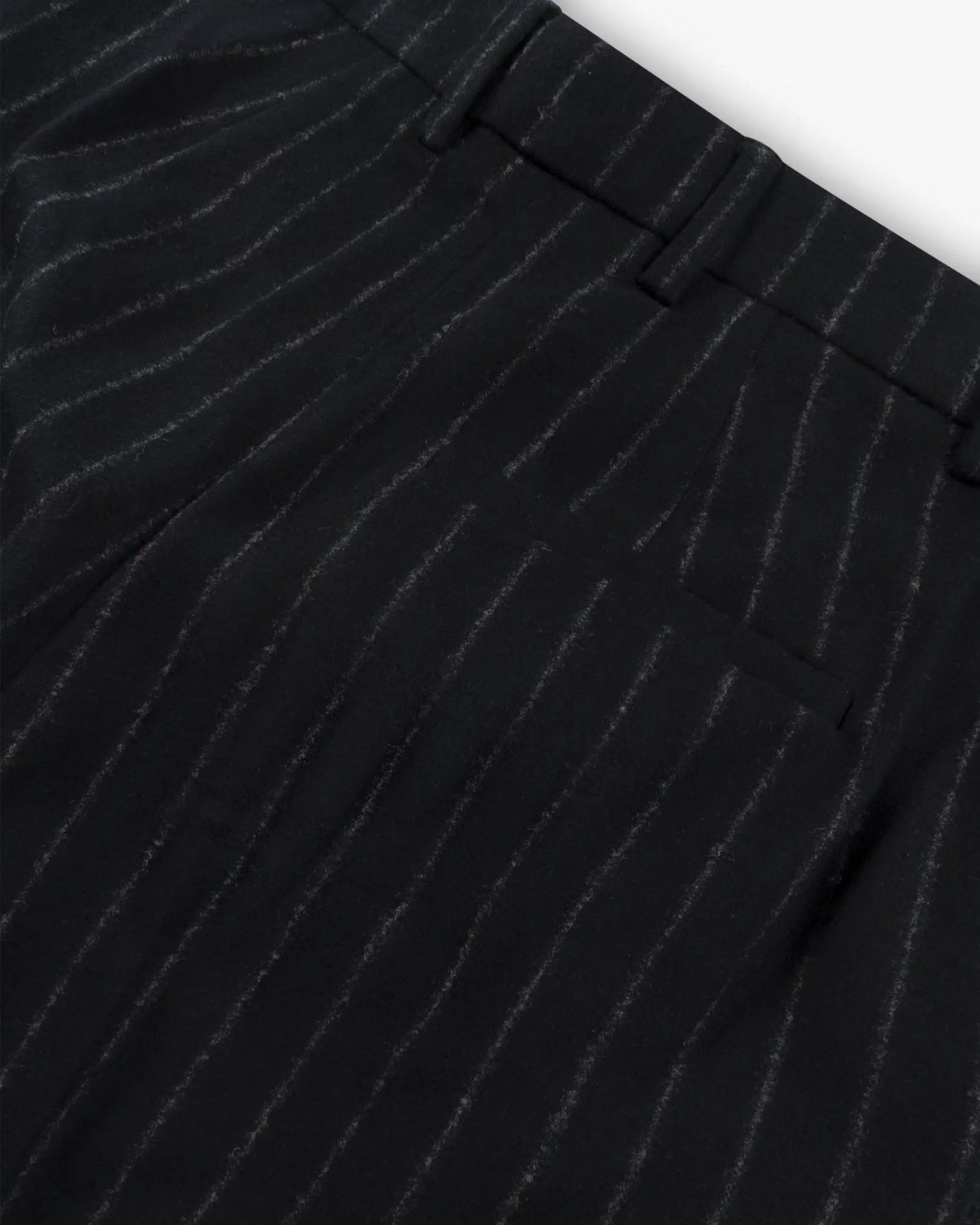 Gestreifte Blend Lange Bundfalten Hose von Rossi - Trousers ROSSI