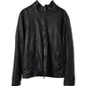 GIORGIO BRATO | FULL GOAT LINED RACER V JACKET - Coats & Jackets GIORGIO BRATO