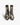 Goldener Doppelreißverschluss Vintage Stiefel von Rocco P - Shoes Last Piece