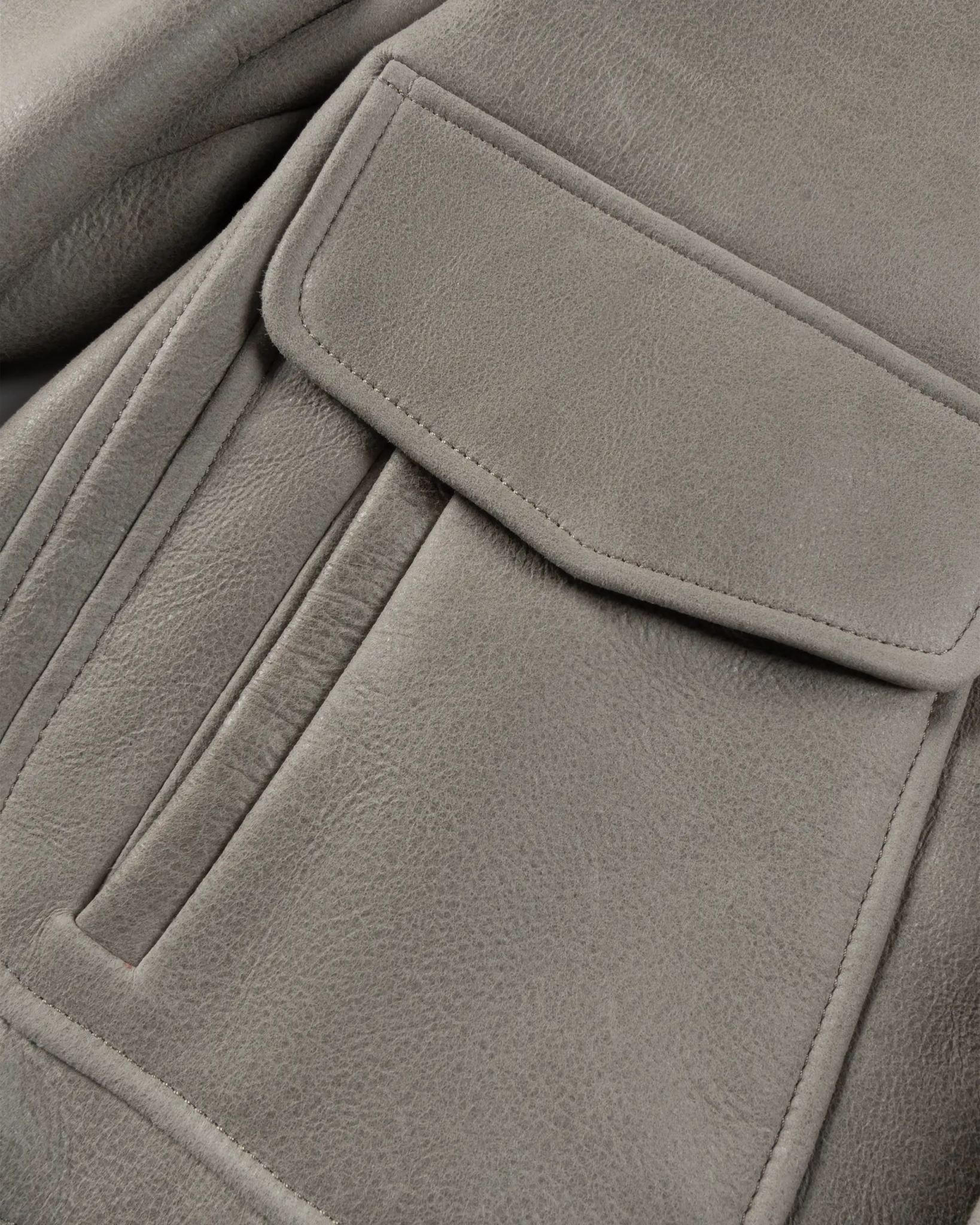 Grau Weiße Nappa Lammfell Jacke Im Bomber Stil von Salvatore Santoro - Coats & Jackets SALVATORE S.