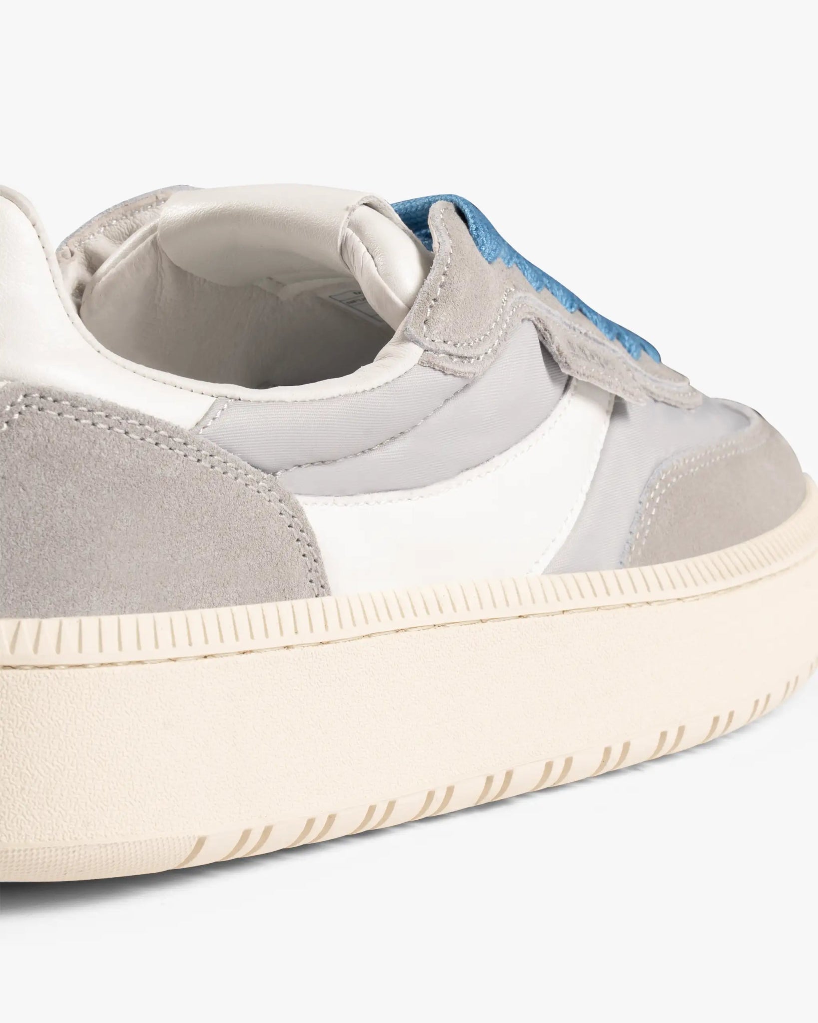 Grau - Weiße Nylon - Wildleder - Mix Sneaker von NPPN - Shoes NPPN